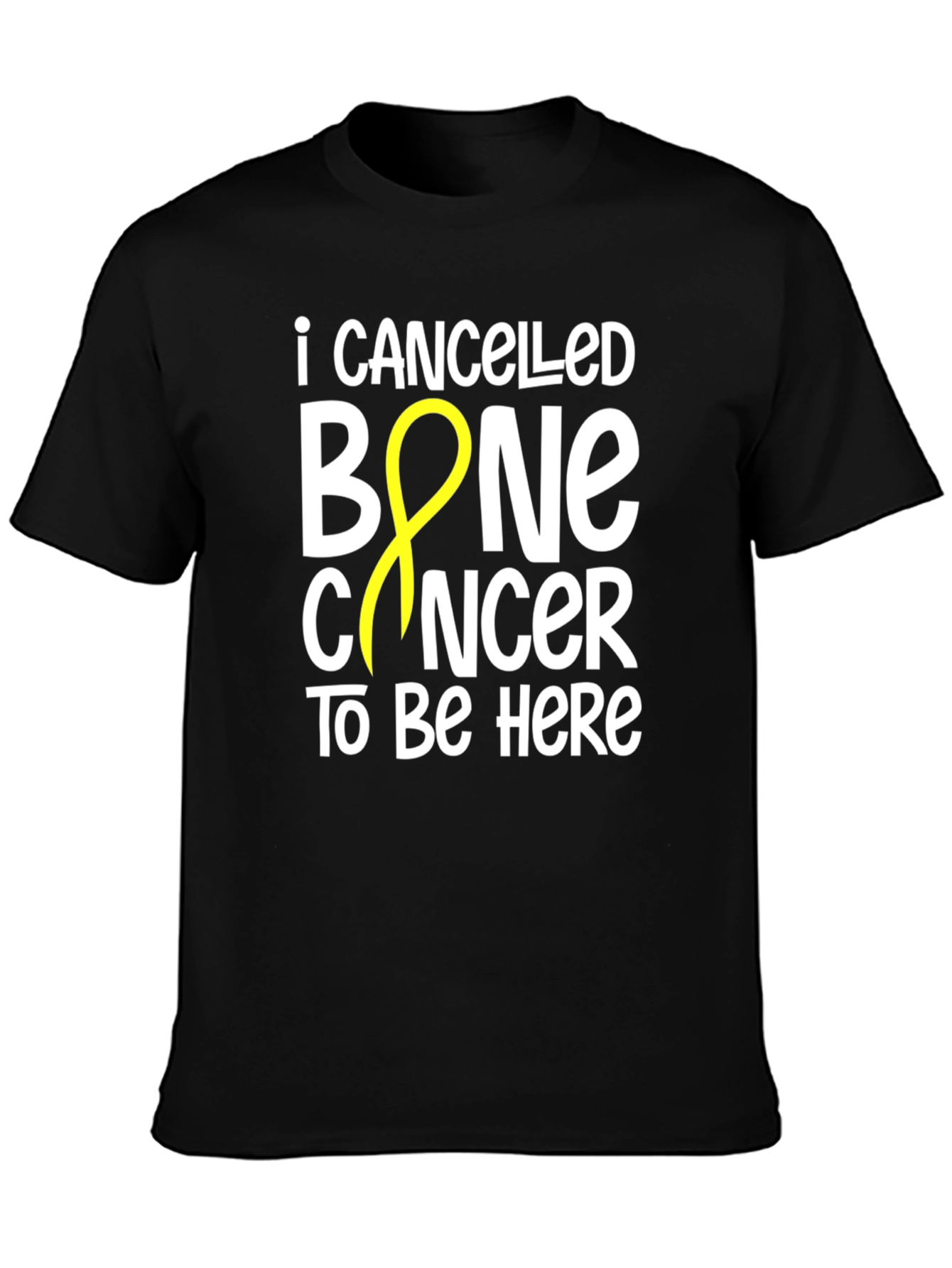 Bone Cancer Awareness T-Shirt - I Cancelled Bone Cancer