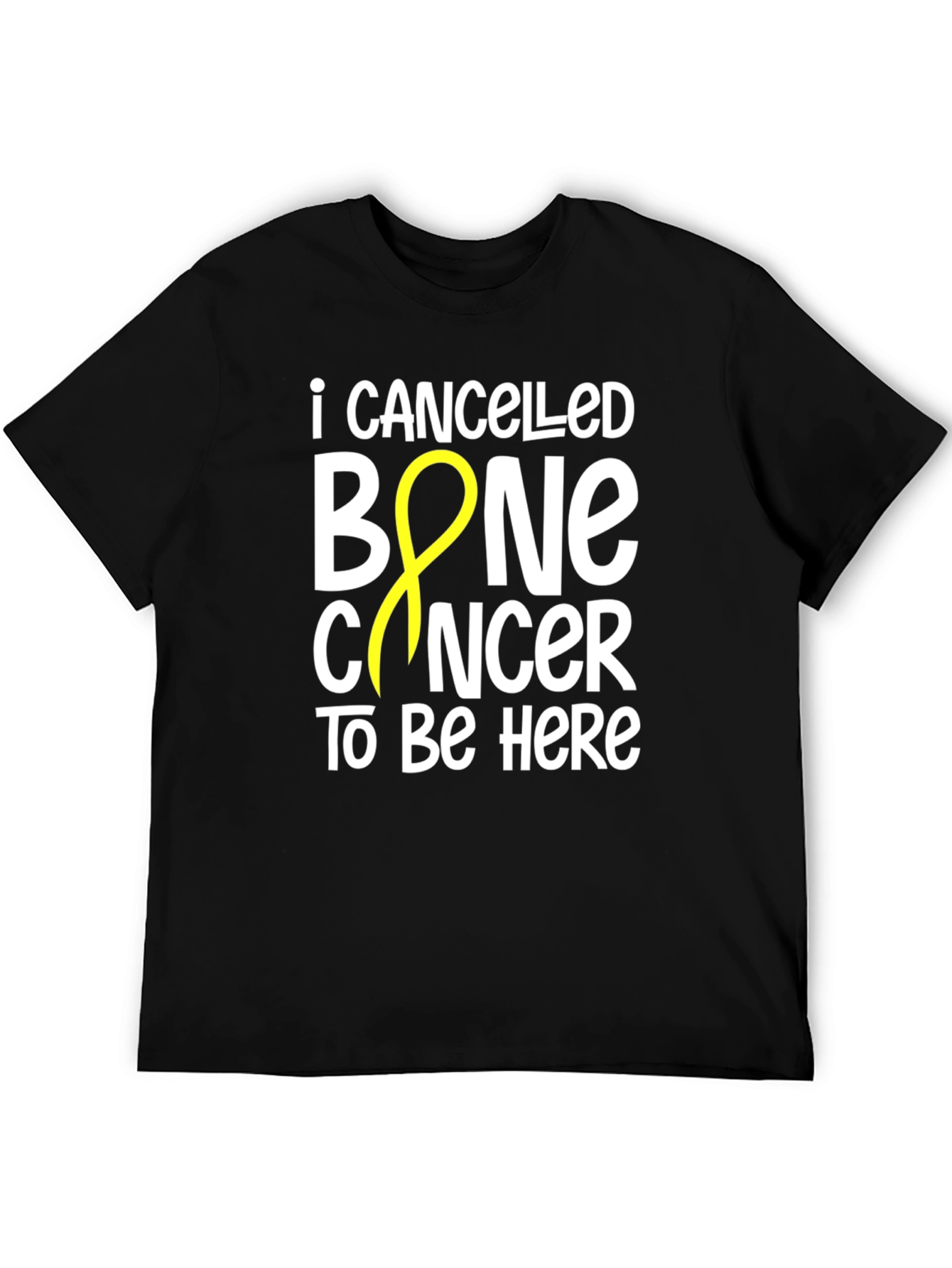 Bone Cancer Awareness T-Shirt - I Cancelled Bone Cancer