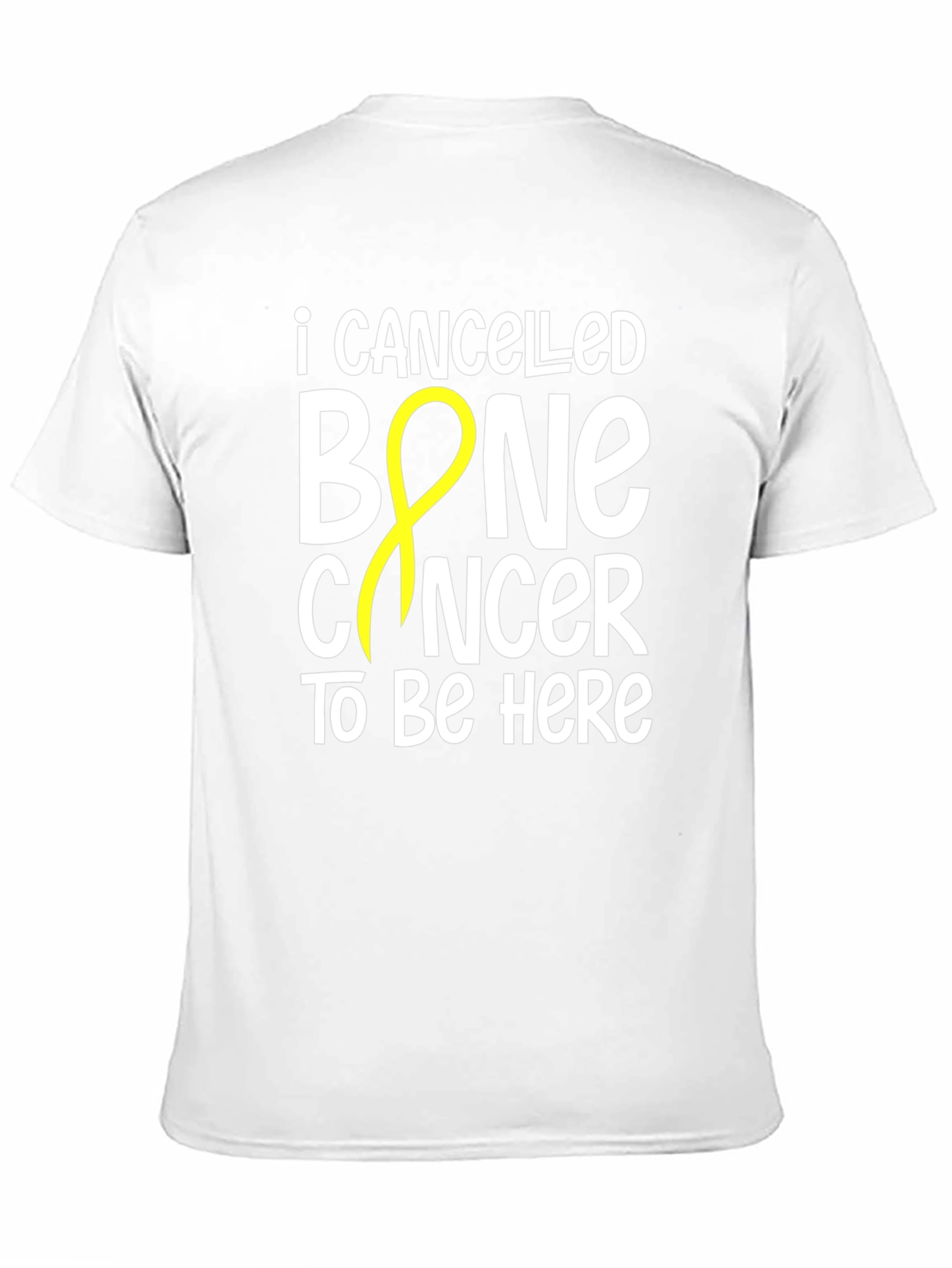 Bone Cancer Awareness T-Shirt - I Cancelled Bone Cancer