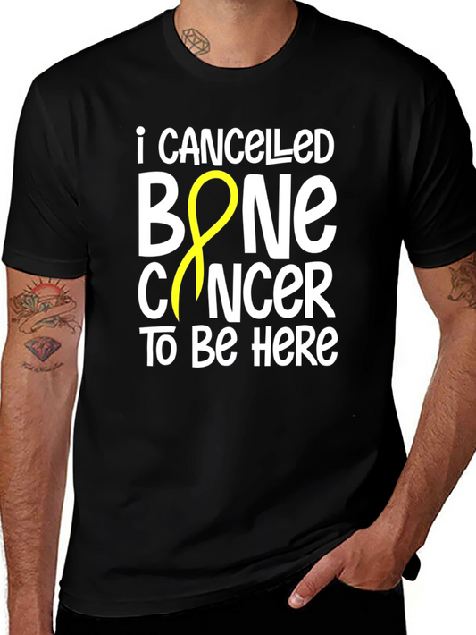 Bone Cancer Awareness T-Shirt - I Cancelled Bone Cancer