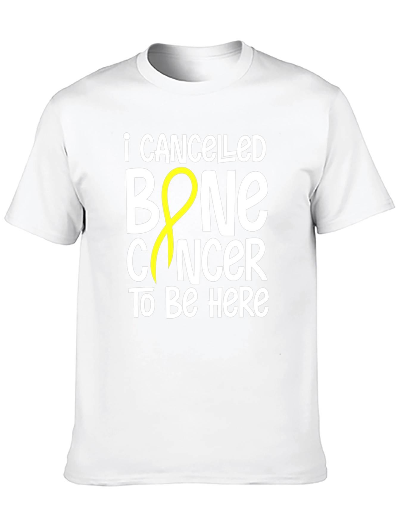 Bone Cancer Awareness T-Shirt - I Cancelled Bone Cancer