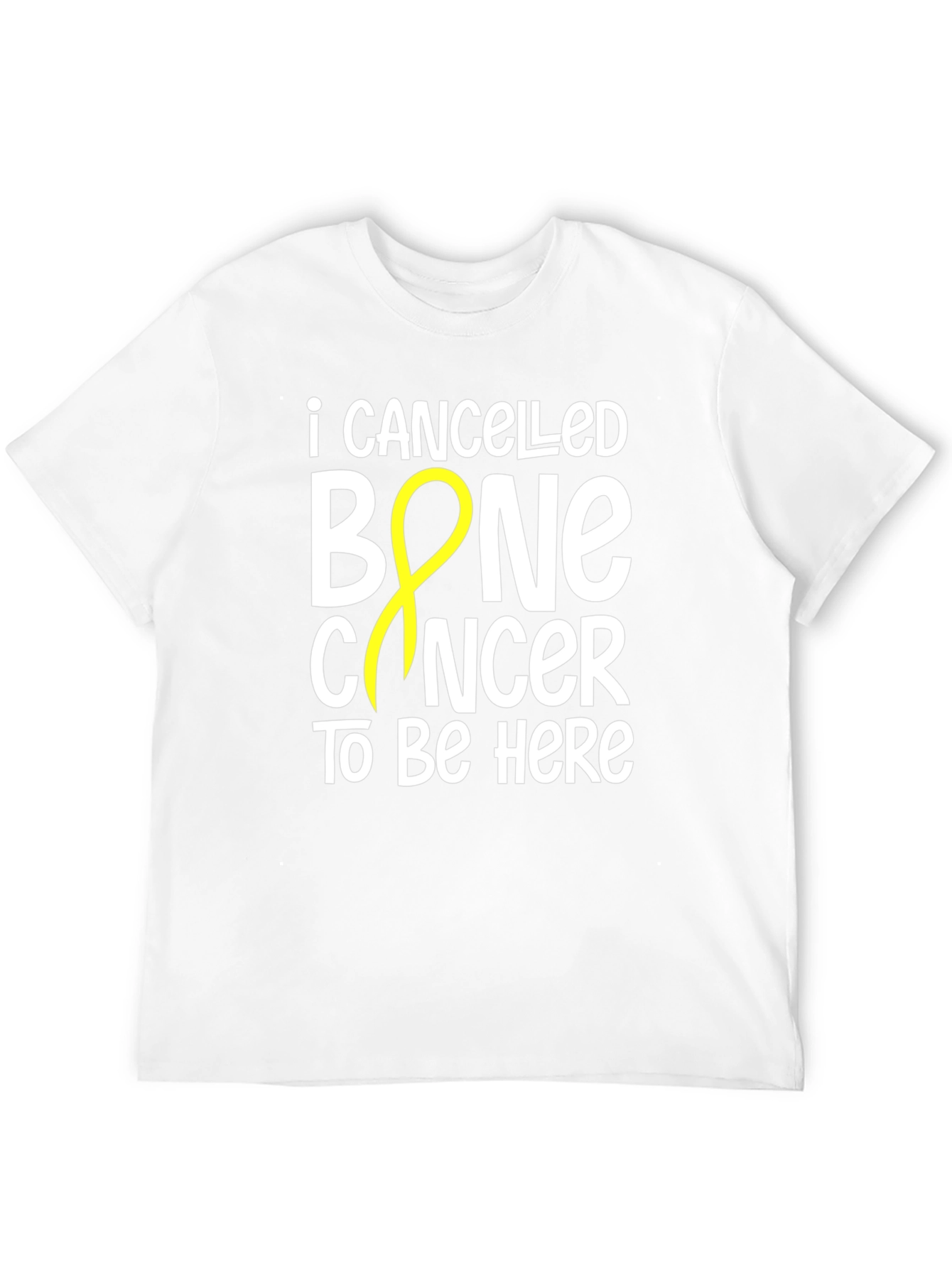 Bone Cancer Awareness T-Shirt - I Cancelled Bone Cancer