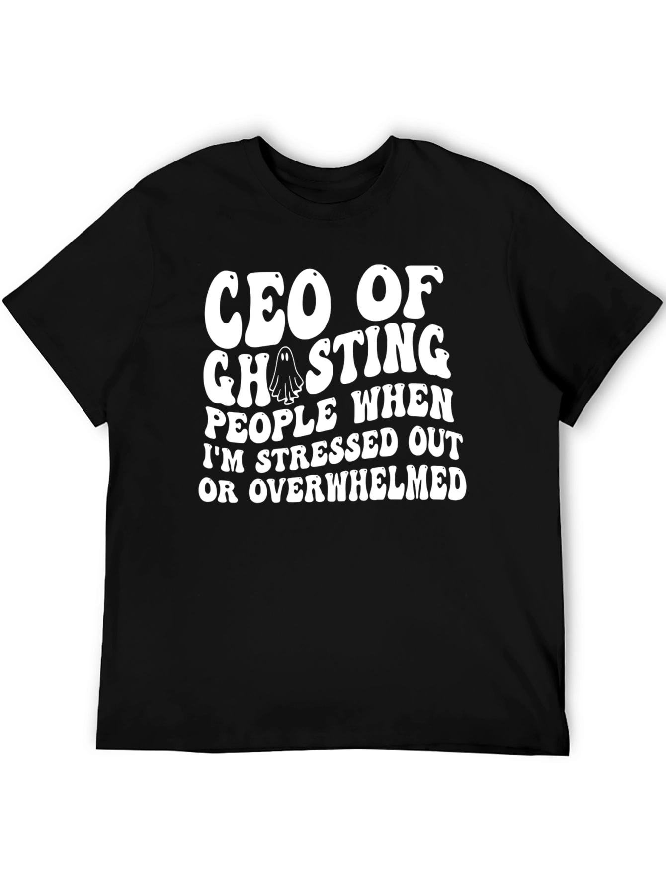 CEO of Ghosting Funny Slogan Graphic Tee