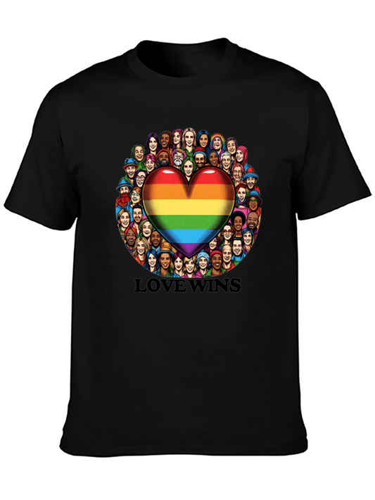 Love Wins Graphic T-Shirt - LGBTQ+ Pride Shirt