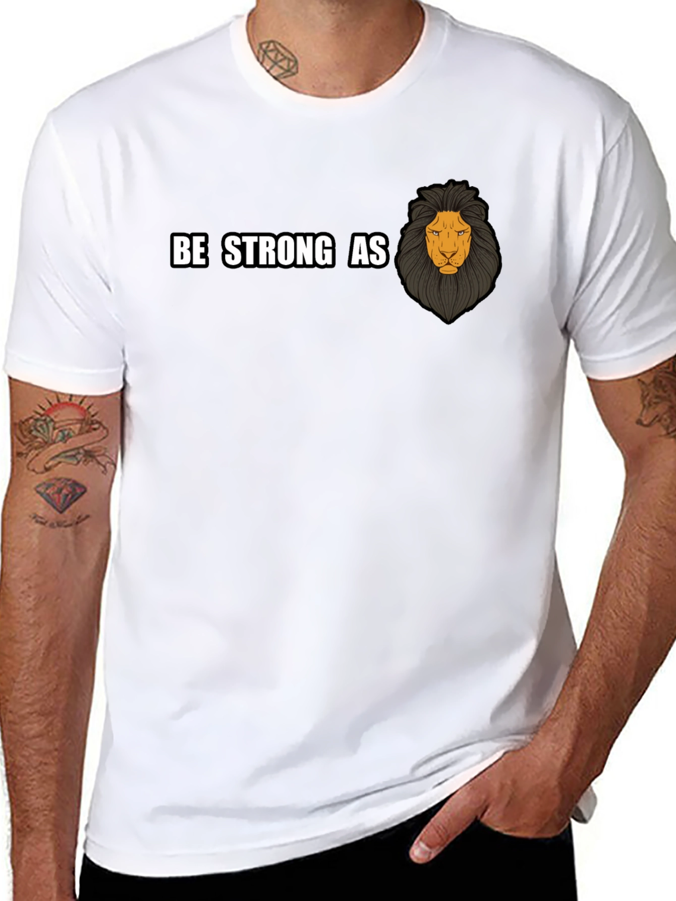 Be Strong As Lion Graphic T-Shirt