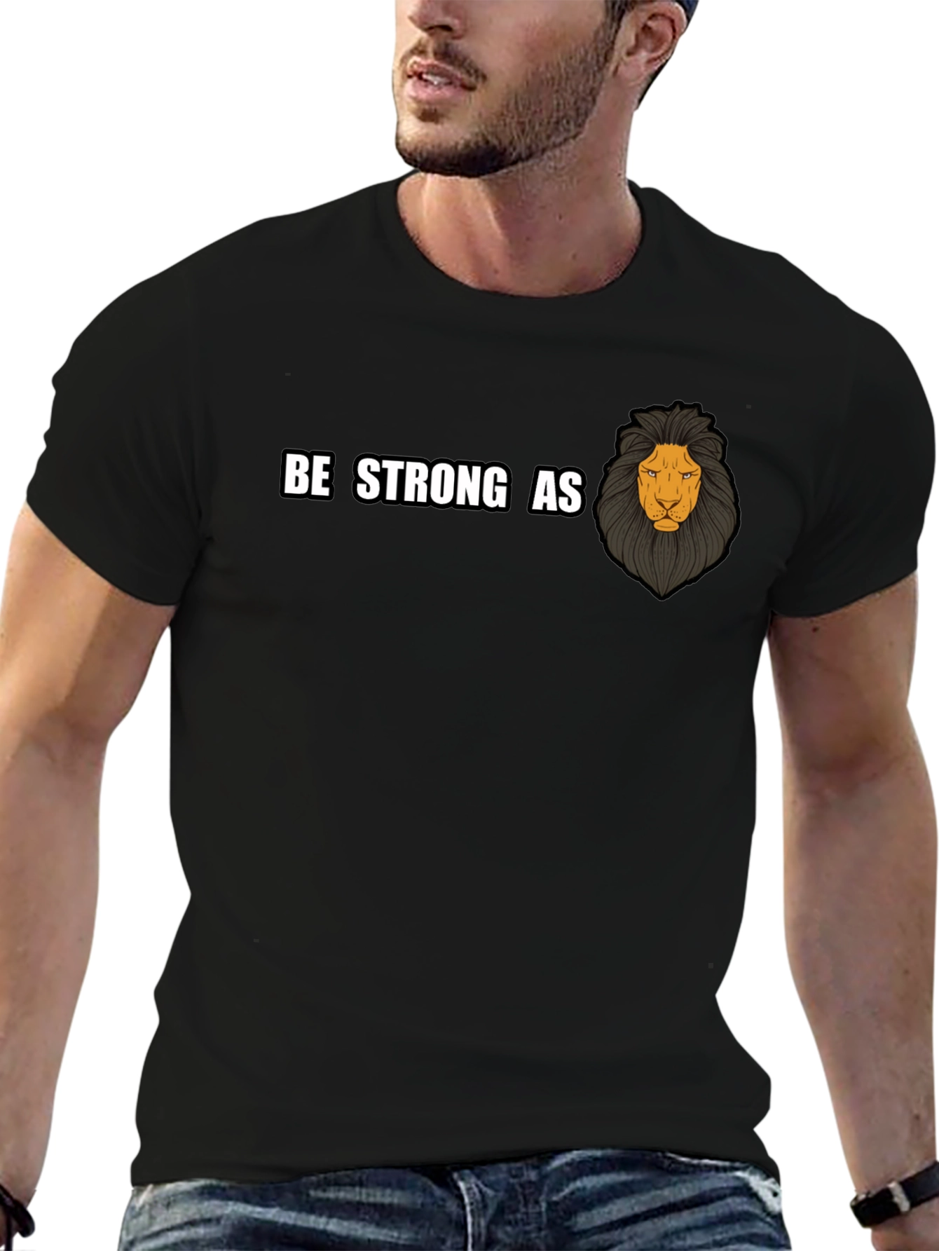 Be Strong As Lion Graphic T-Shirt