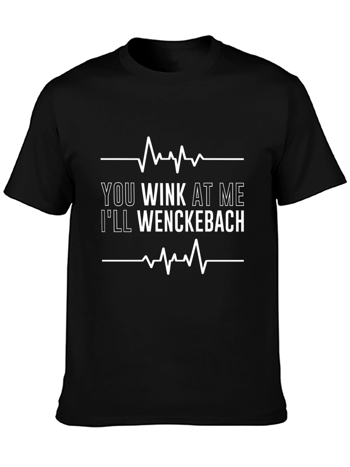 Wenckebach Funny Medical T-Shirt - Black