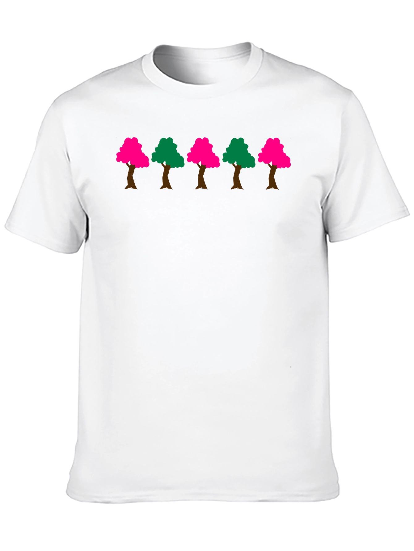 Trees Graphic Black T-Shirt