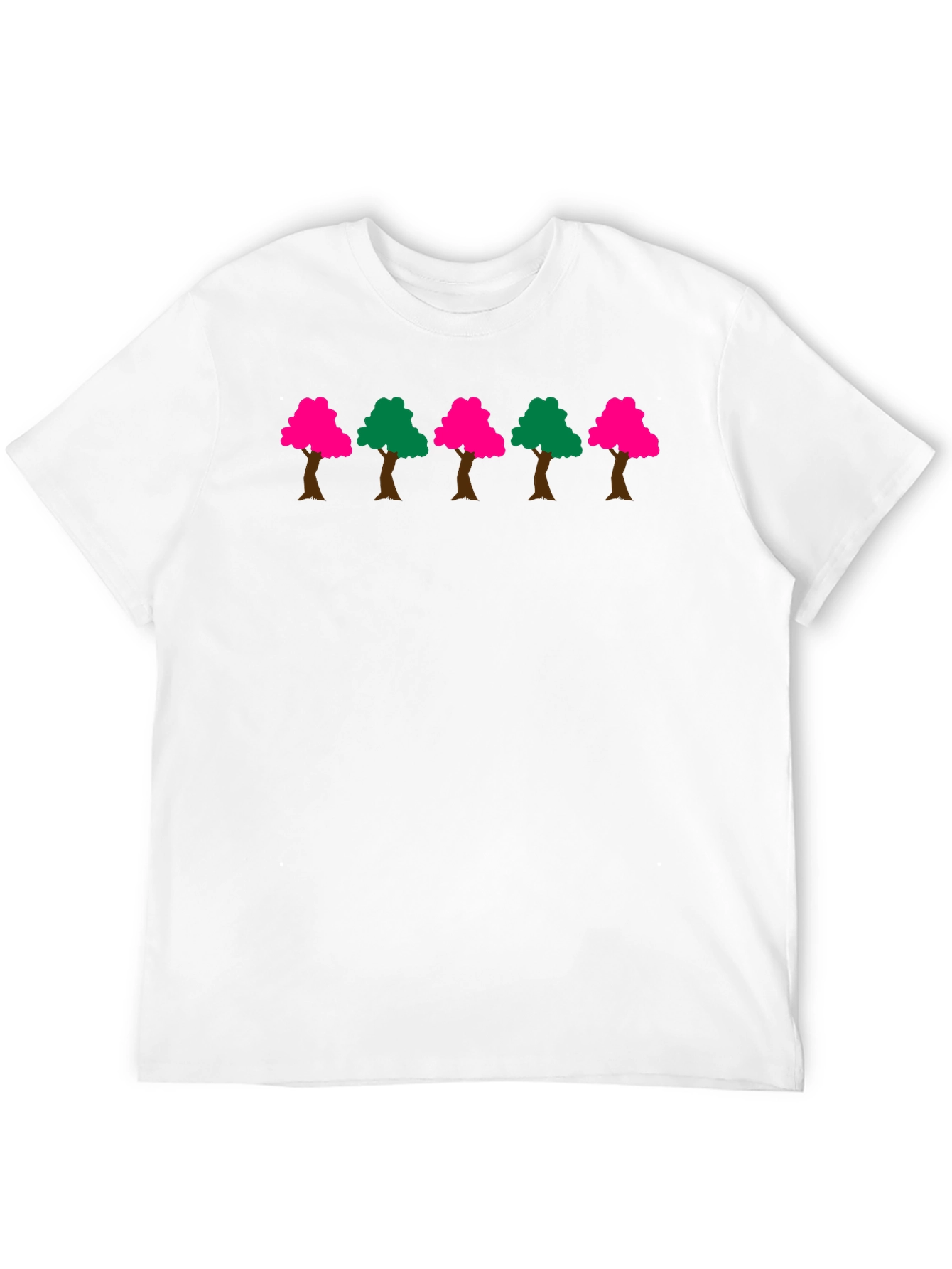 Trees Graphic Black T-Shirt