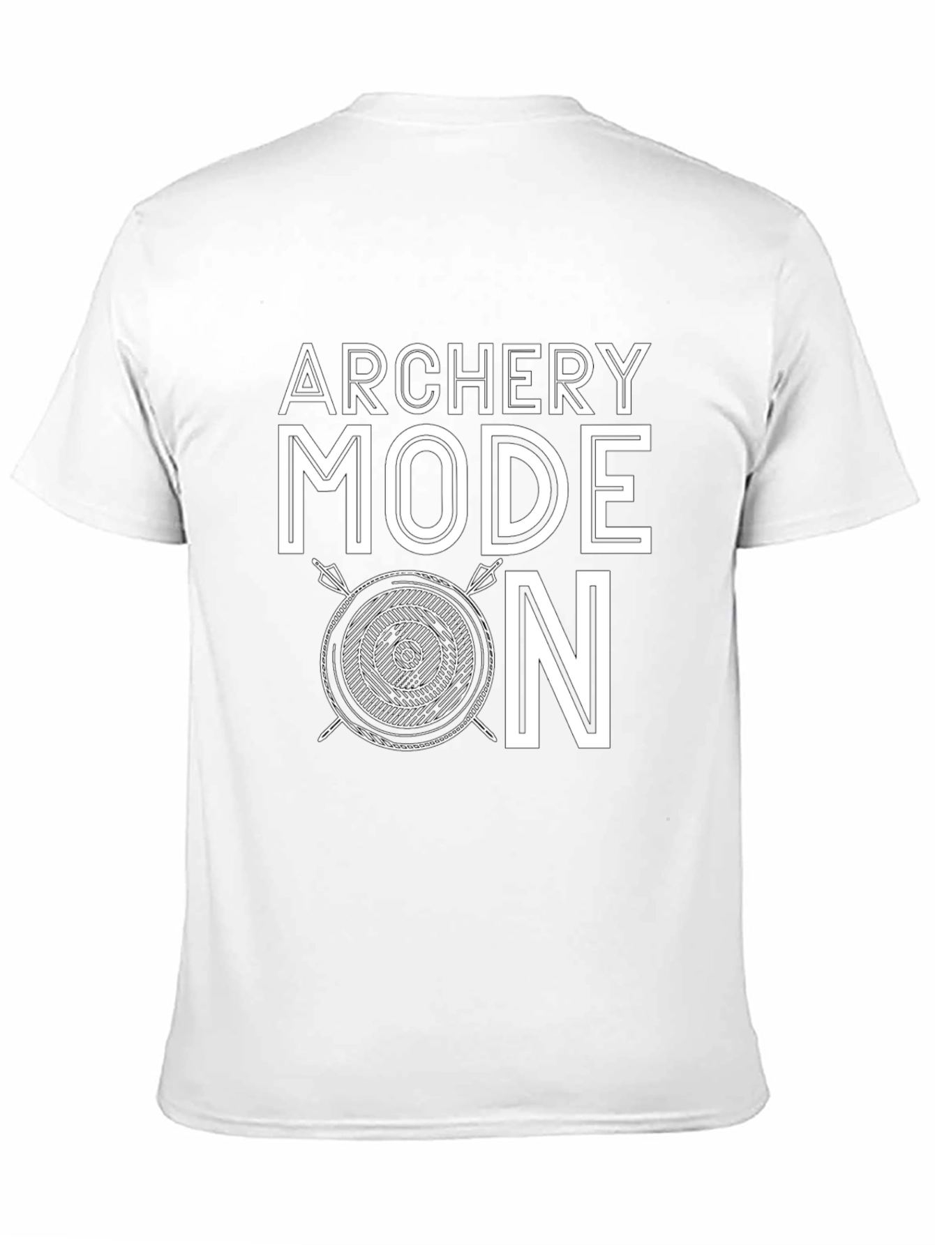 Archery Mode On Black Graphic Tee