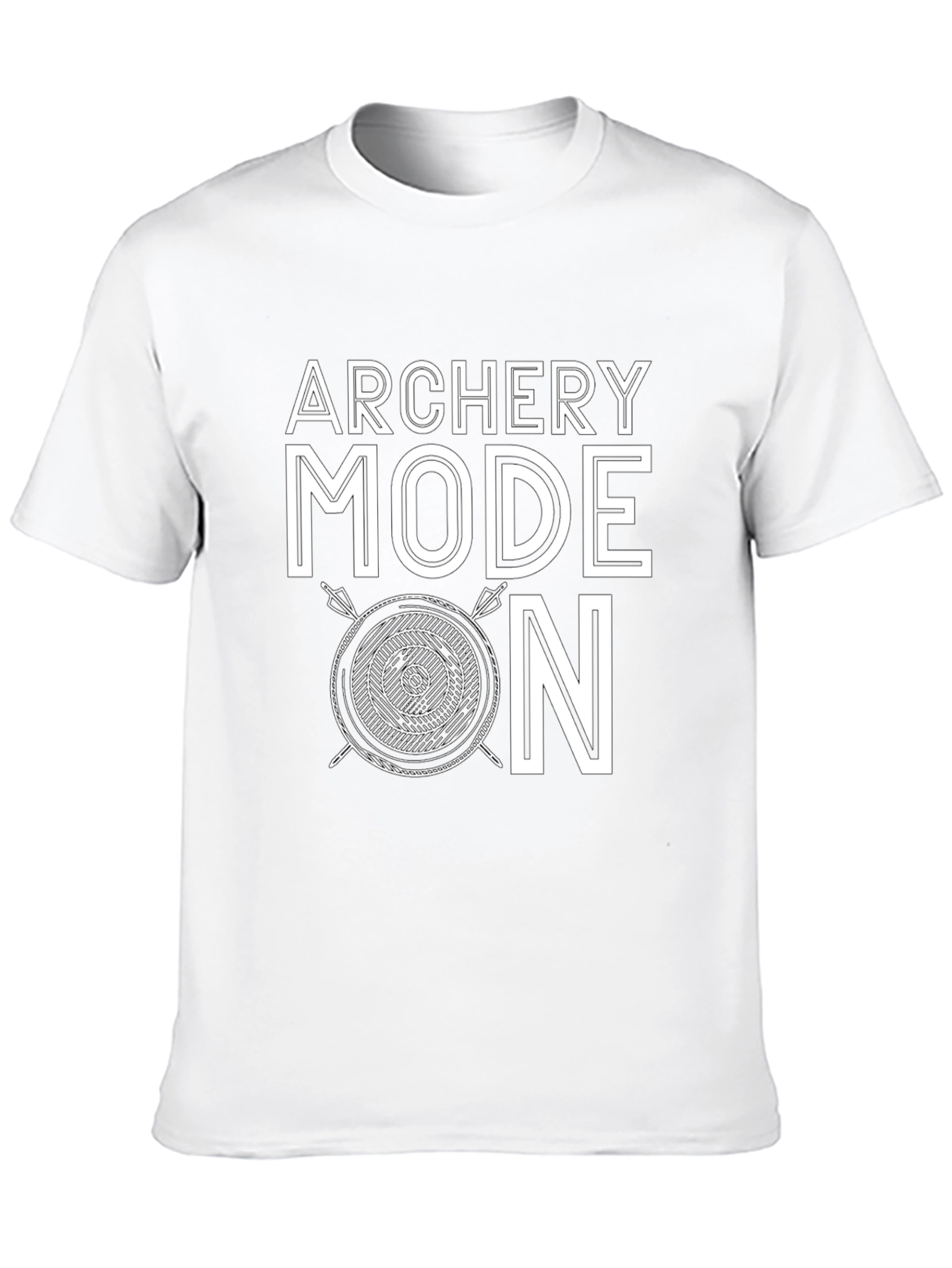 Archery Mode On Black Graphic Tee