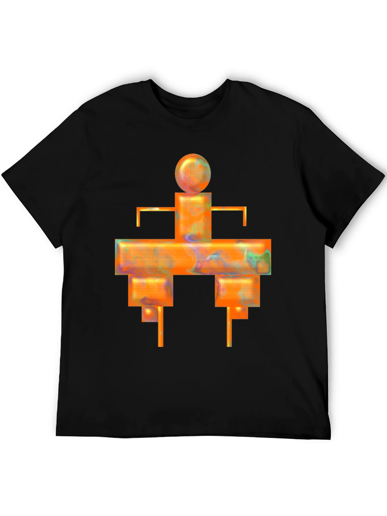 Abstract Geometric Graphic T-Shirt