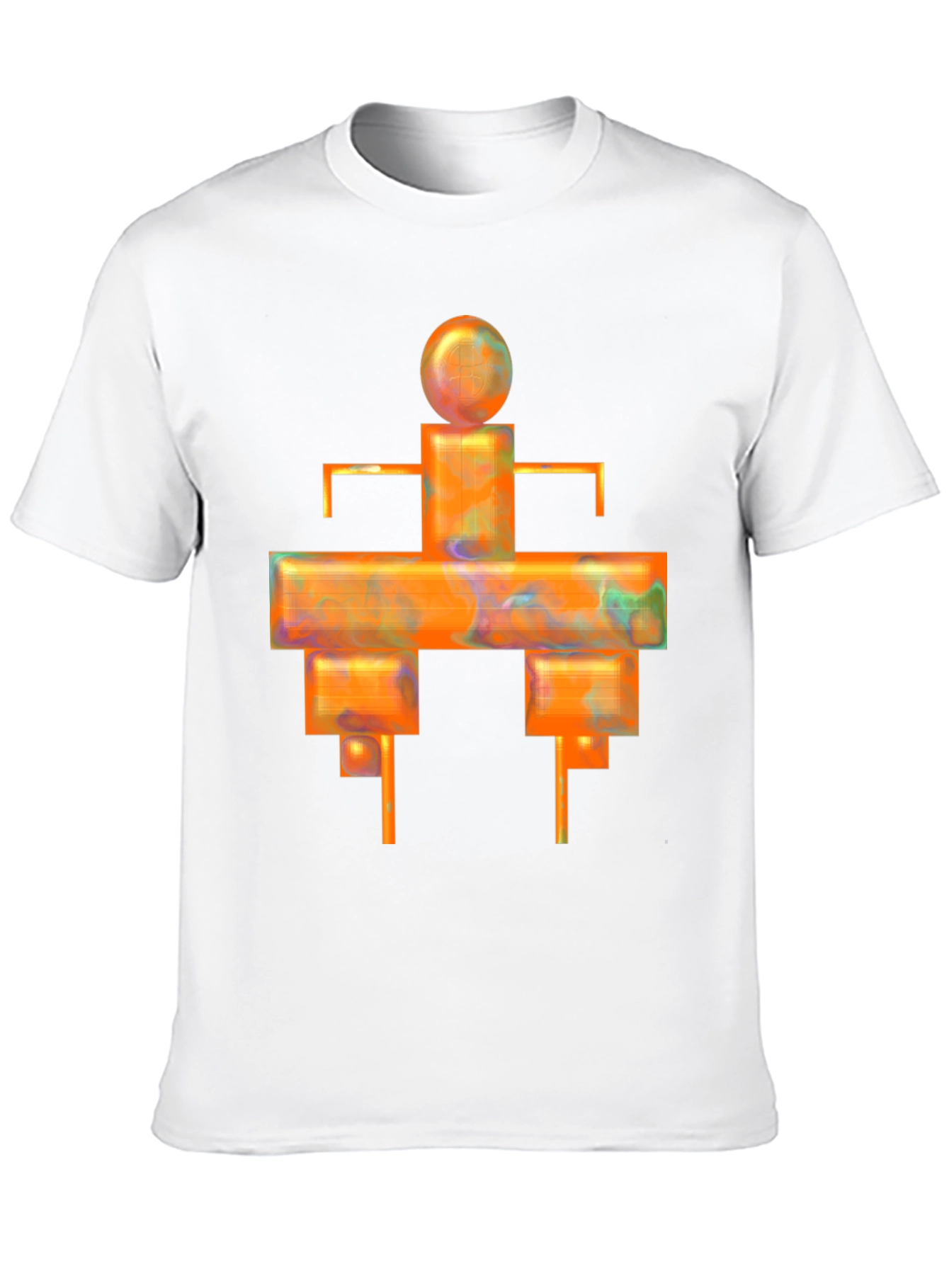 Abstract Geometric Graphic T-Shirt