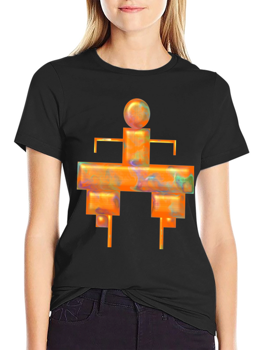 Abstract Geometric Graphic T-Shirt
