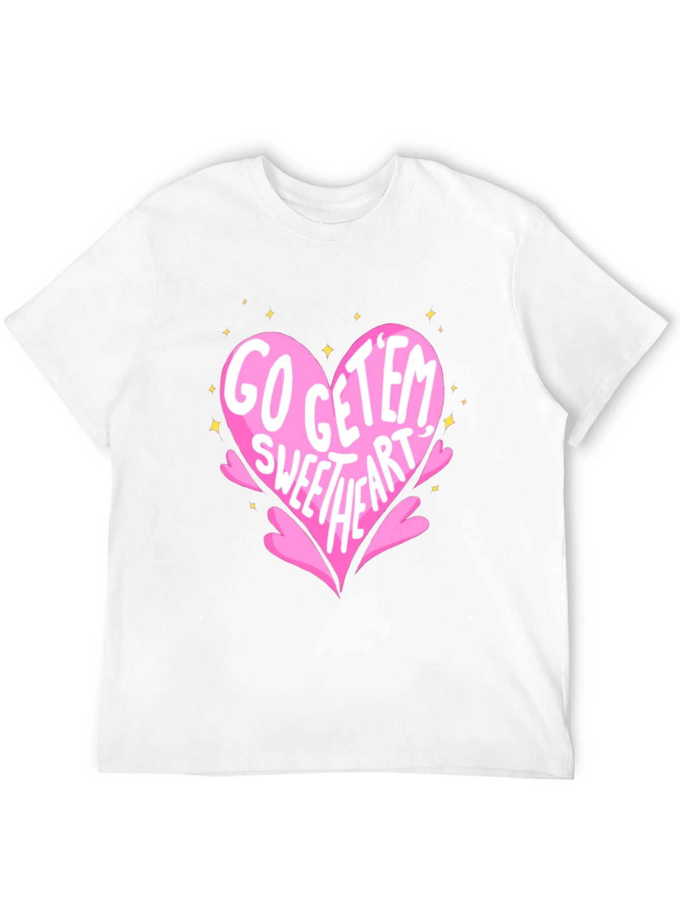 Go Get Em Sweetheart Heart Tee
