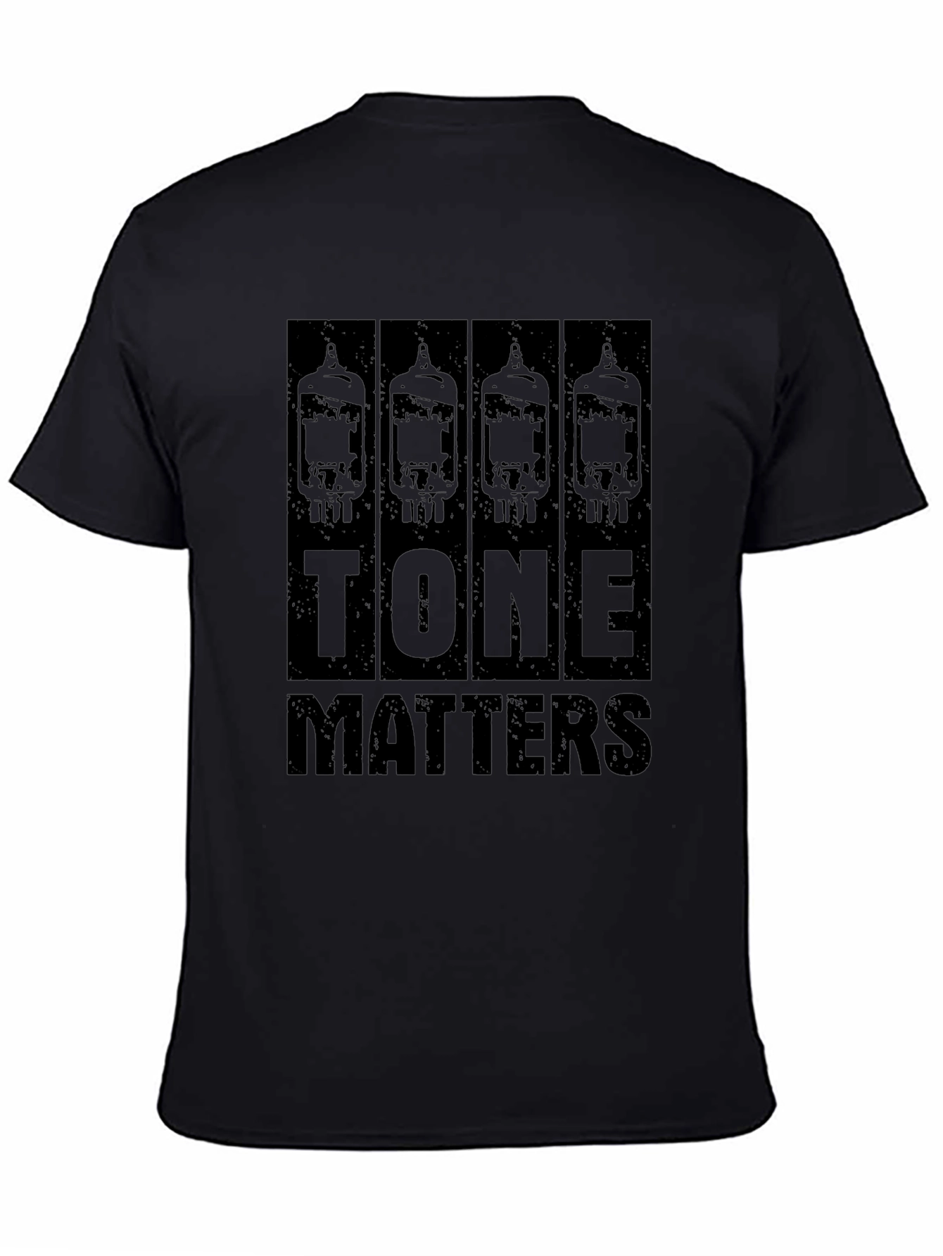 Tone Matters Black Graphic T-Shirt