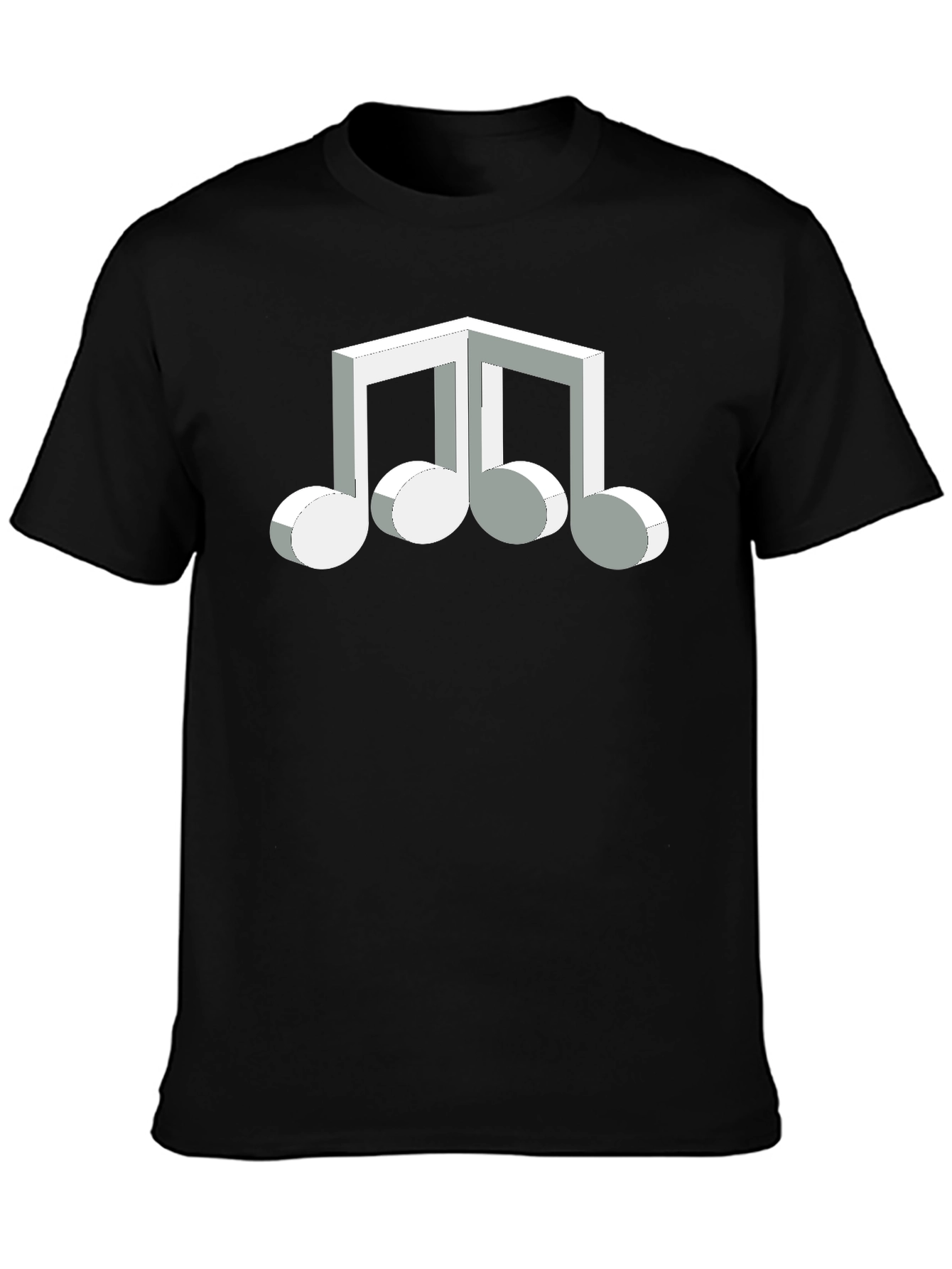 Abstract Music Note Graphic Tee