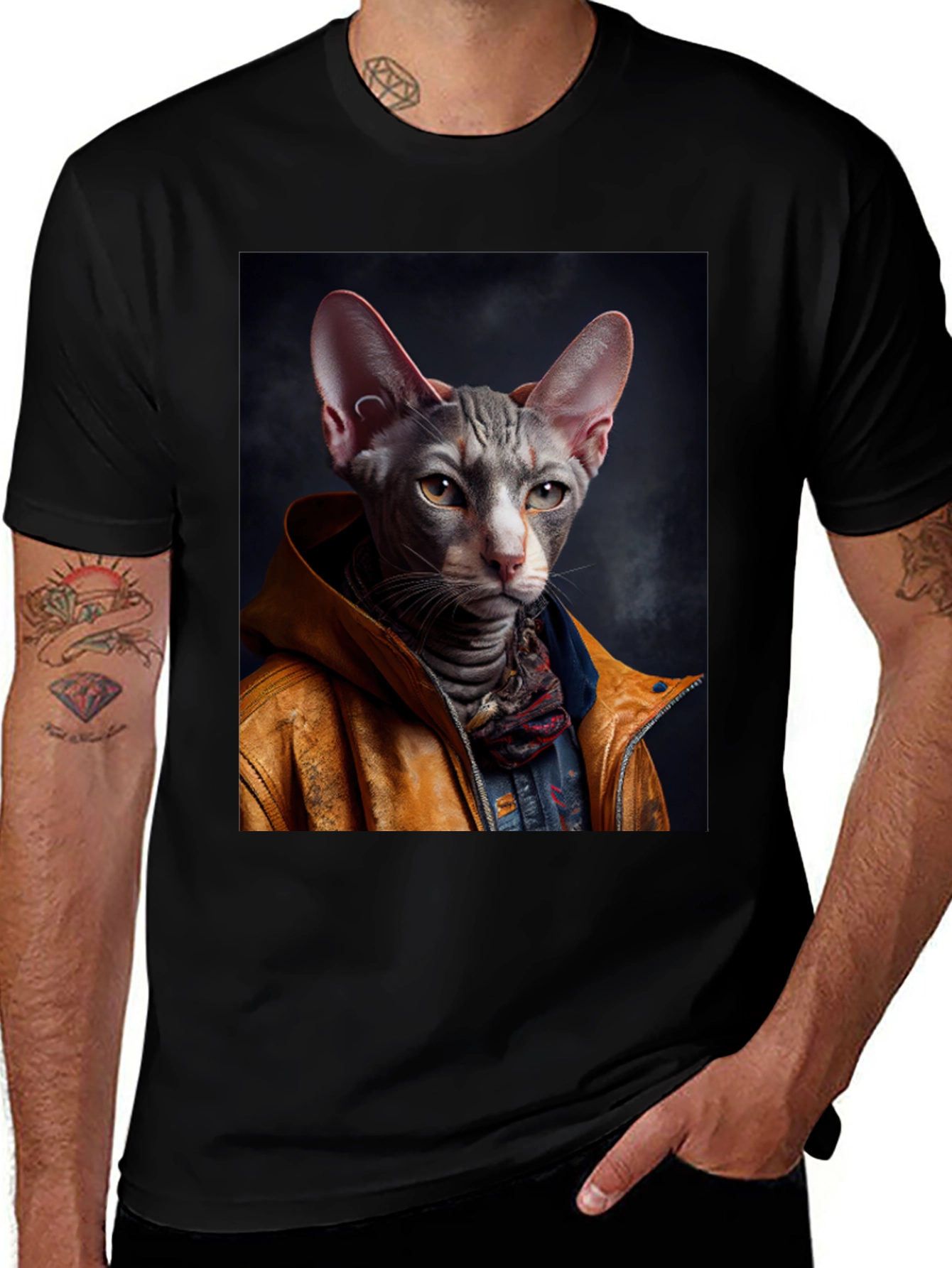 Cool Cat T-Shirt - Unique Graphic Tee