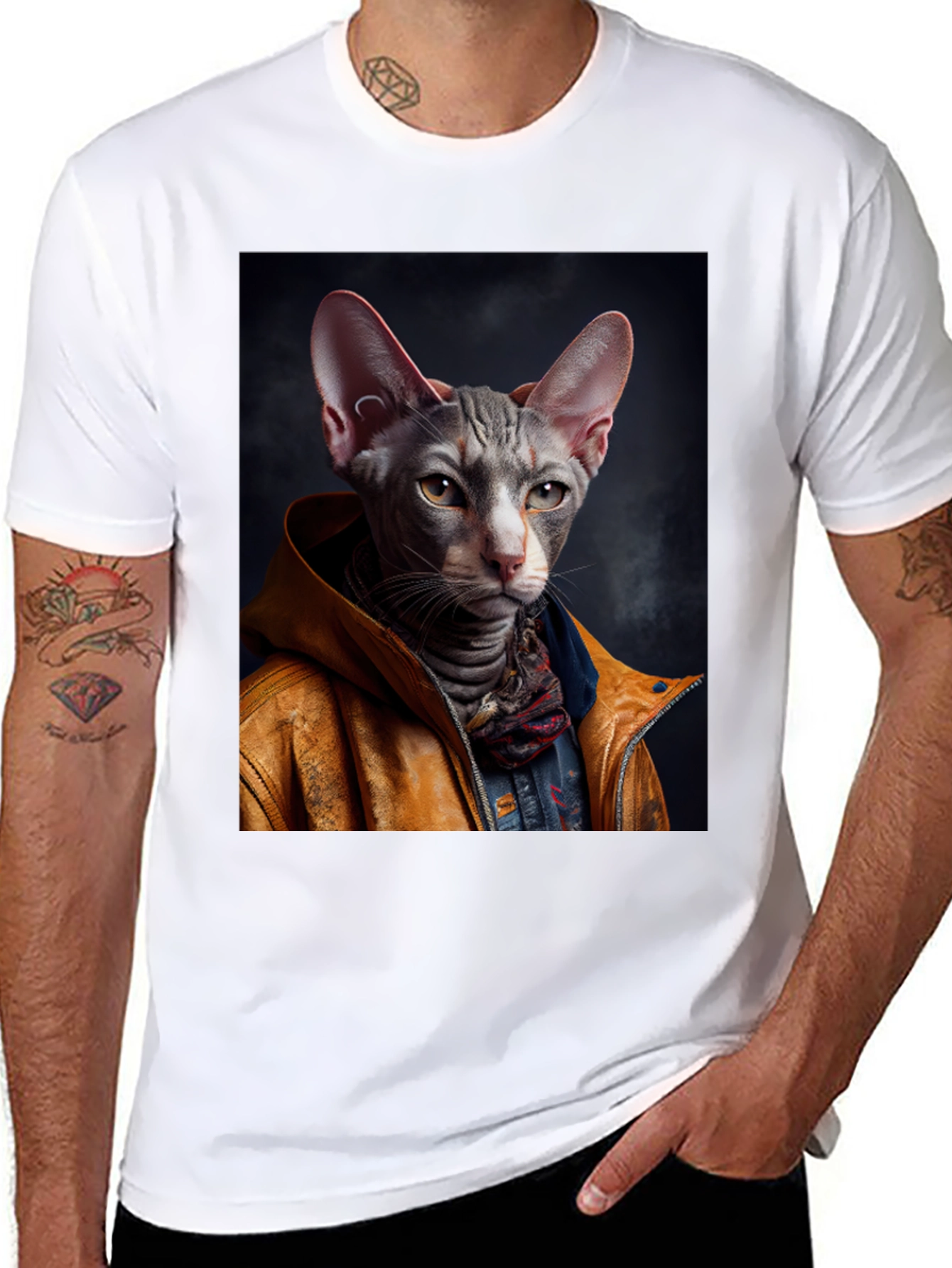 Cool Cat T-Shirt - Unique Graphic Tee