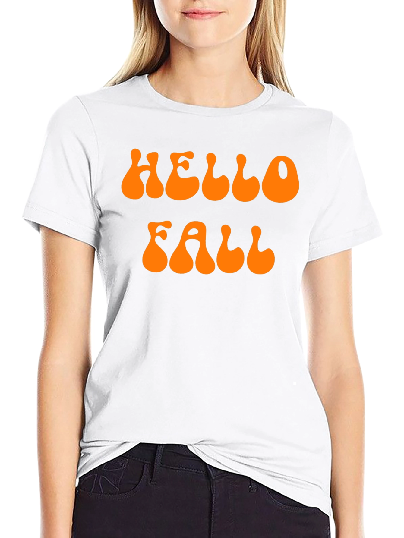 Hello Fall T-Shirt - Retro Autumn Vibes