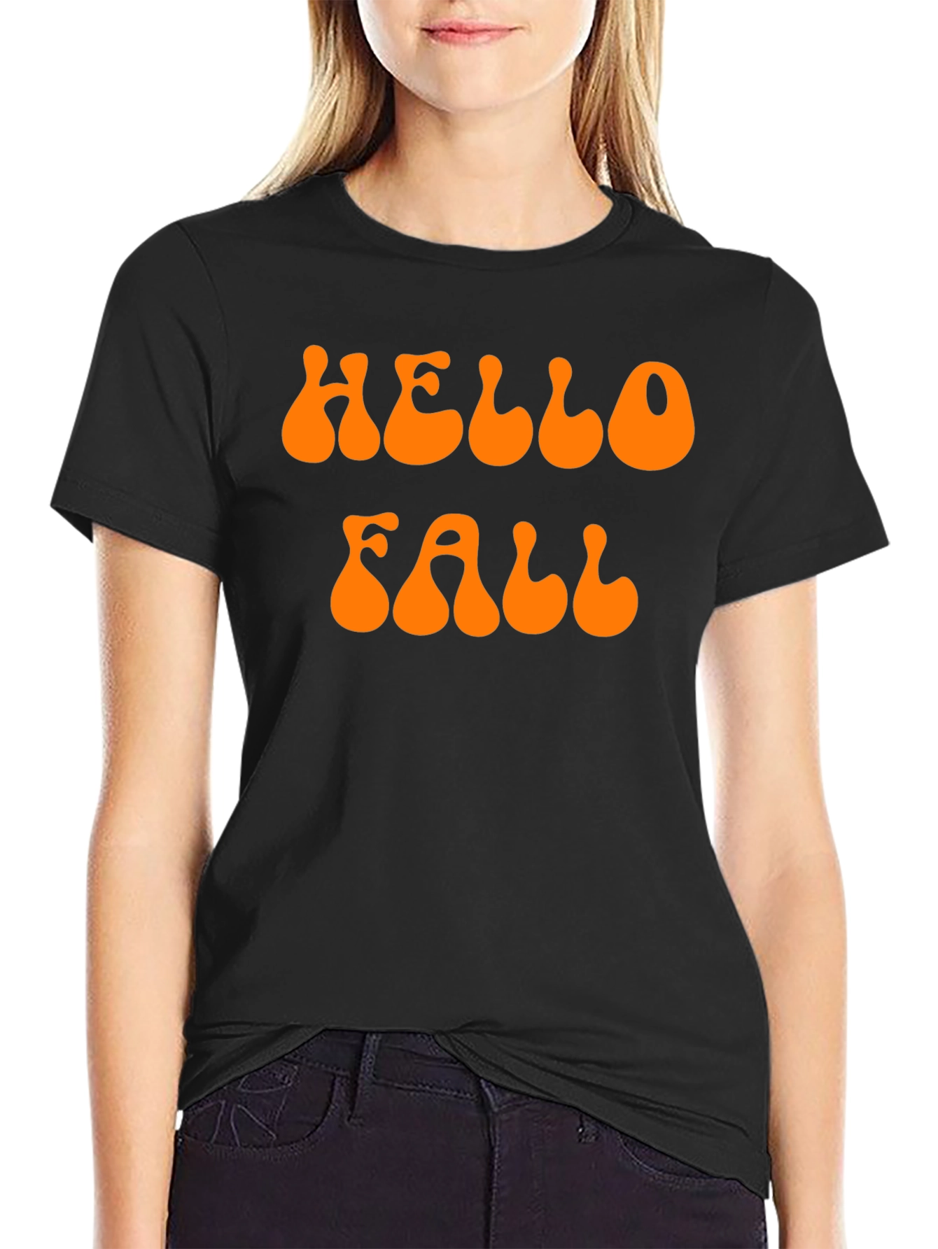 Hello Fall T-Shirt - Retro Autumn Vibes