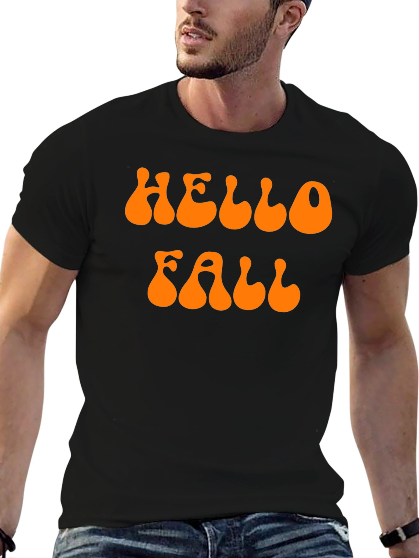 Hello Fall T-Shirt - Retro Autumn Vibes