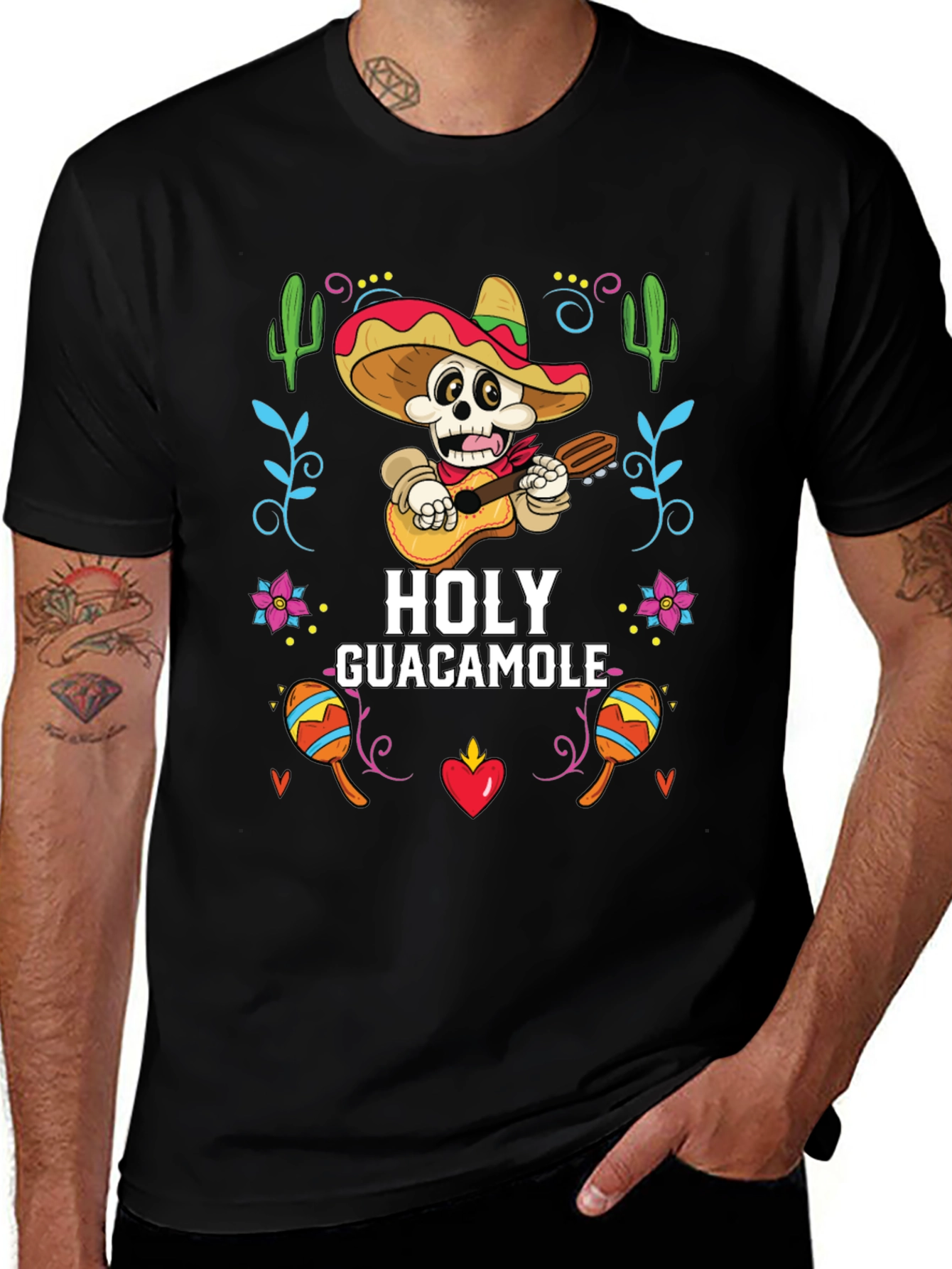 Holy Guacamole Graphic T-Shirt - Cinco De Mayo