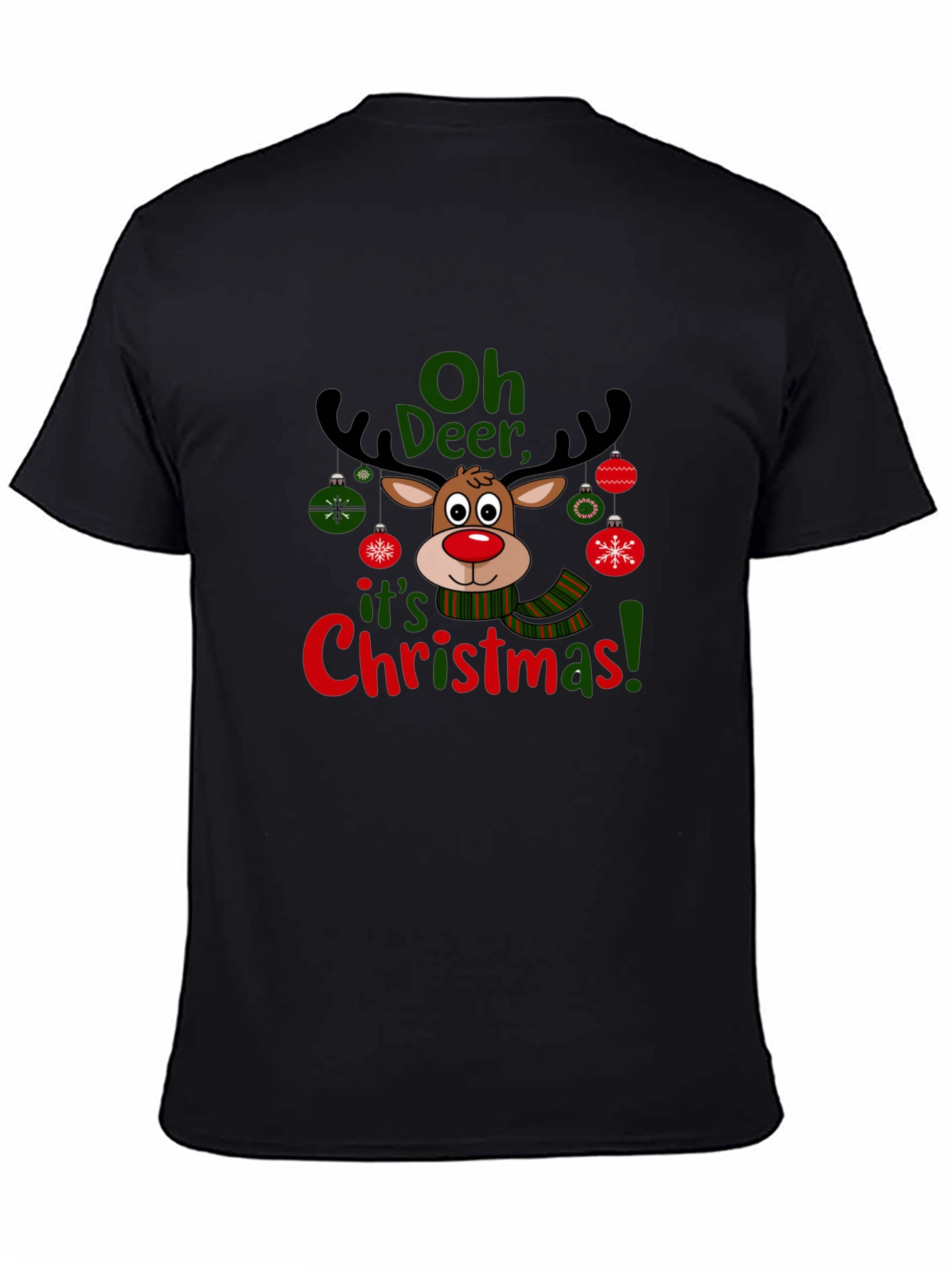 Oh Deer Christmas T-Shirt Holiday Reindeer Tee