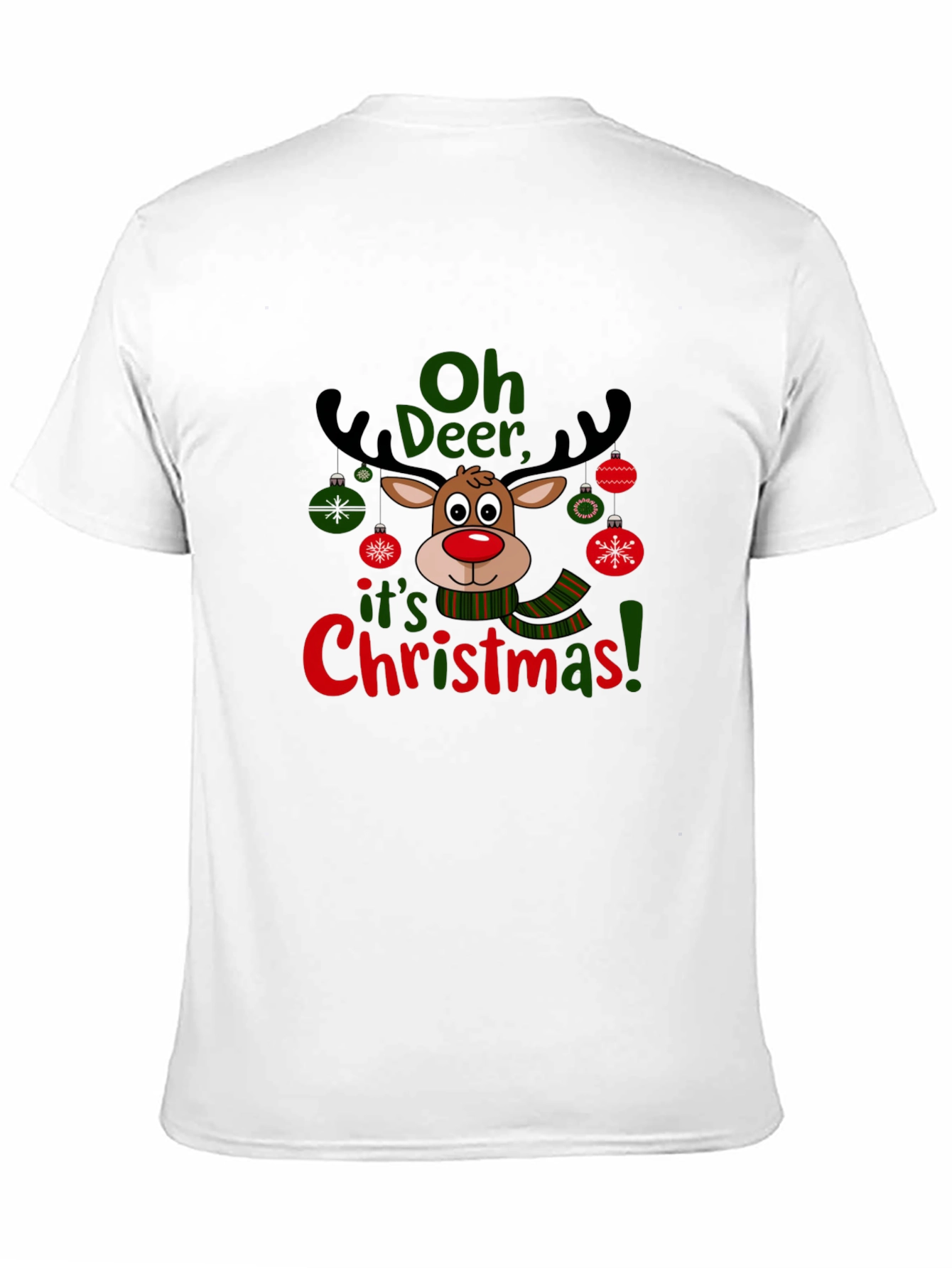 Oh Deer Christmas T-Shirt Holiday Reindeer Tee