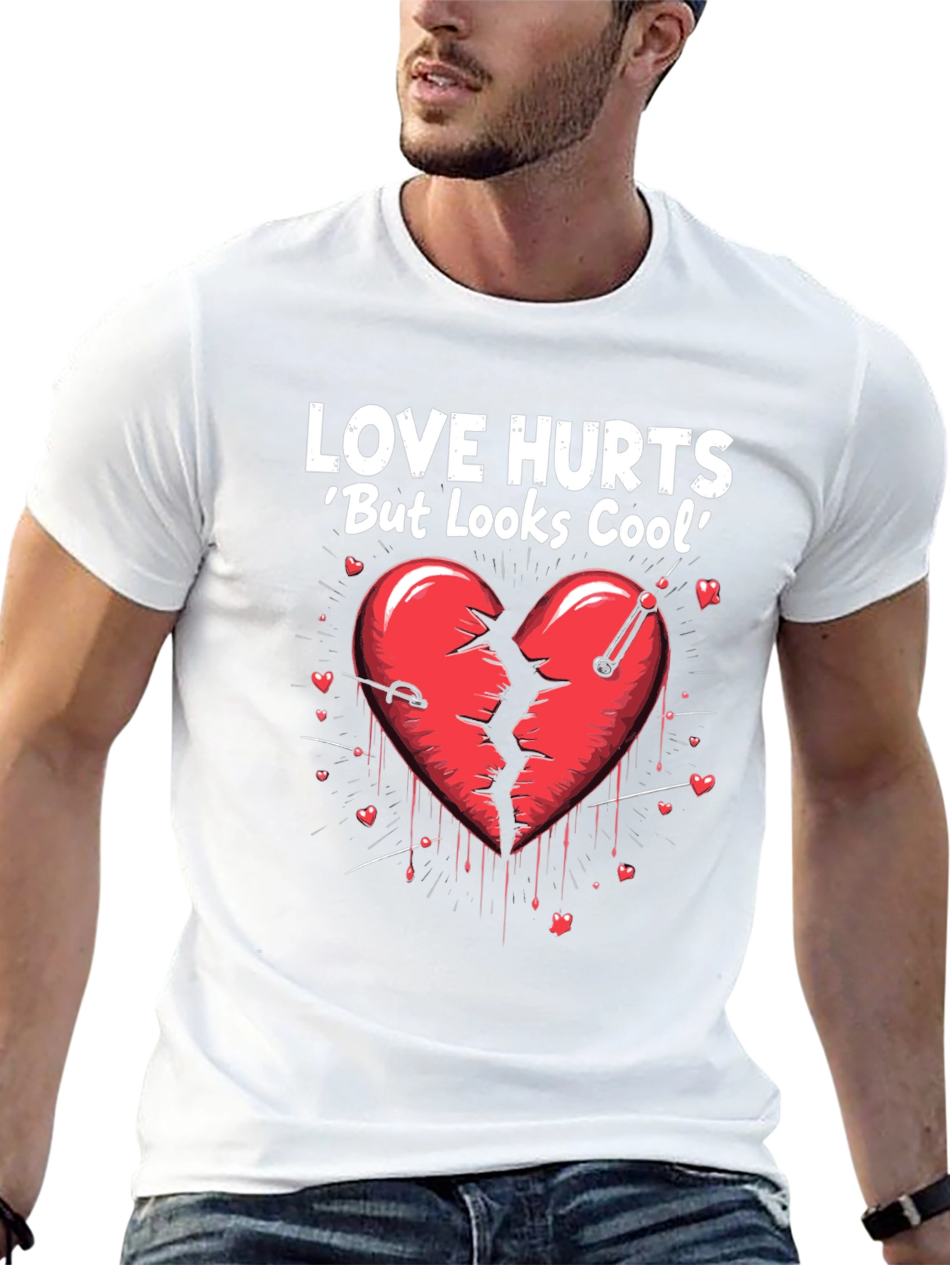 Love Hurts Cool Graphic Tee