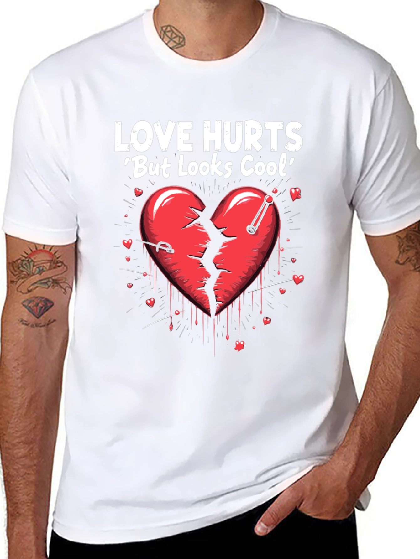 Love Hurts Cool Graphic Tee