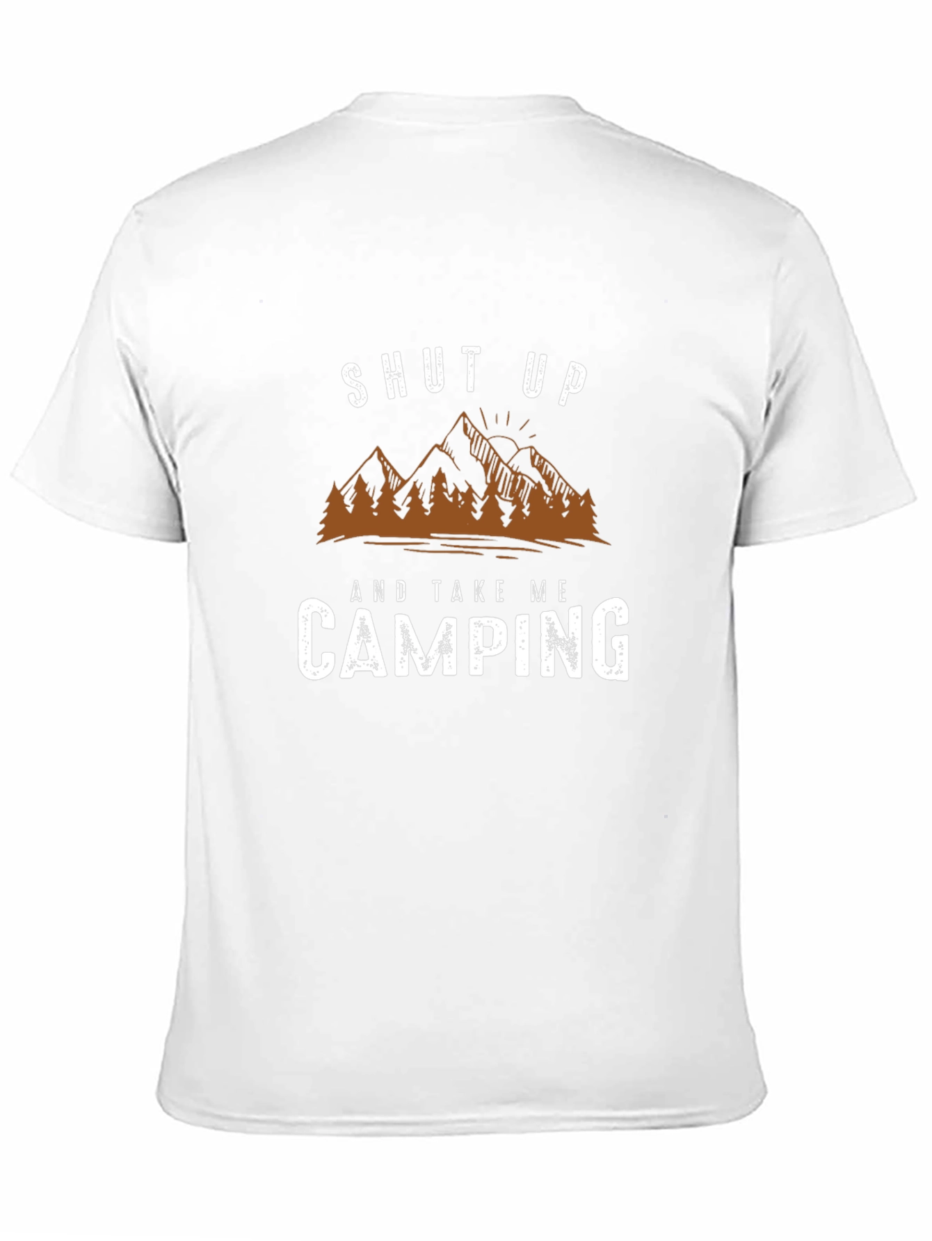 Shut Up and Take Me Camping Black T-Shirt