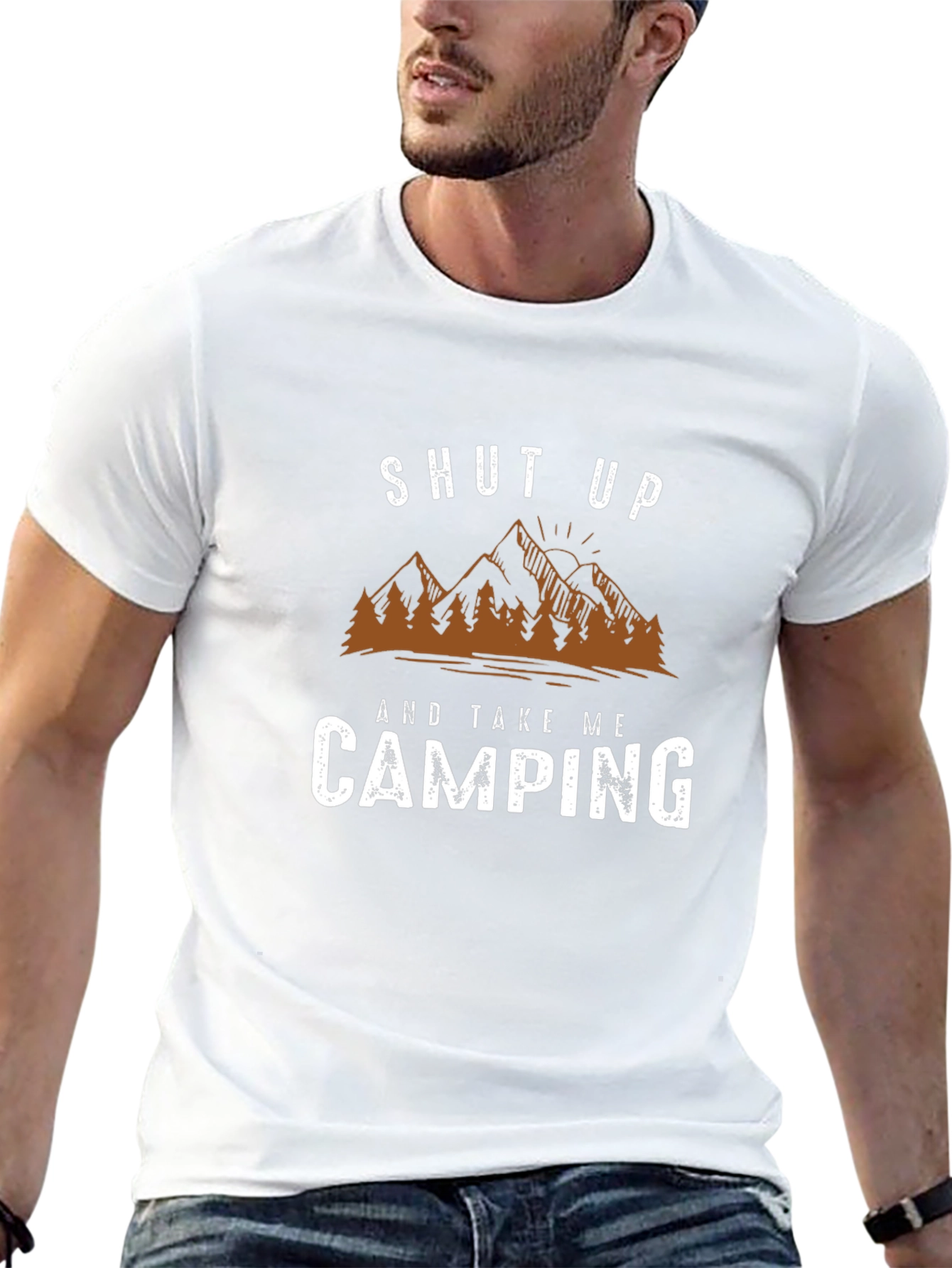 Shut Up and Take Me Camping Black T-Shirt