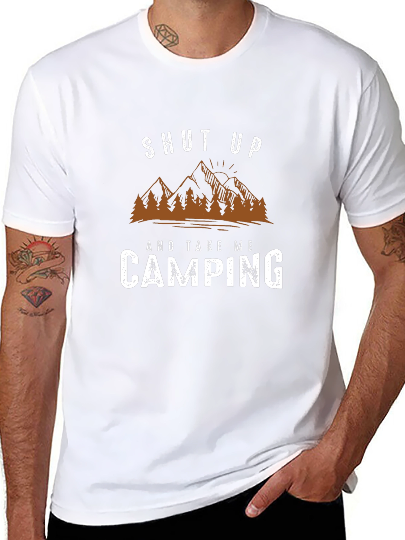 Shut Up and Take Me Camping Black T-Shirt