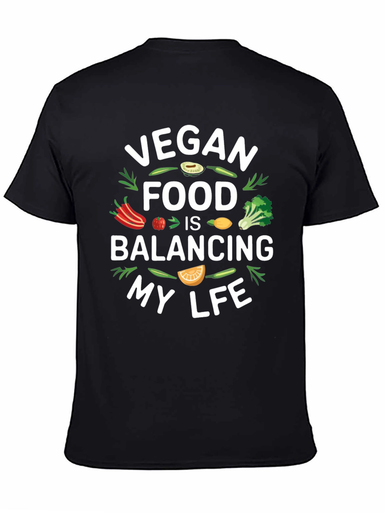 Vegan Food Balancing Life T-Shirt