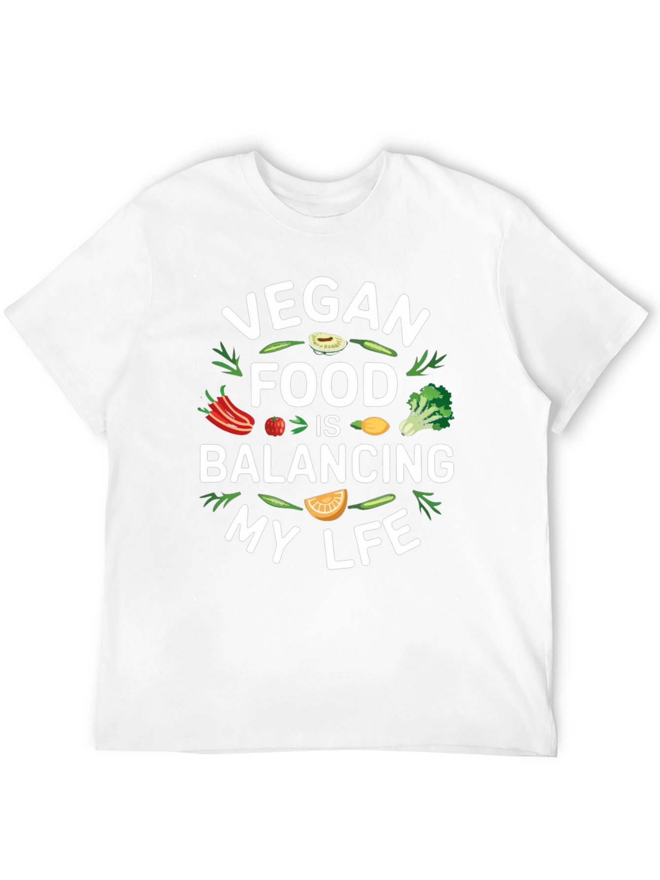 Vegan Food Balancing Life T-Shirt