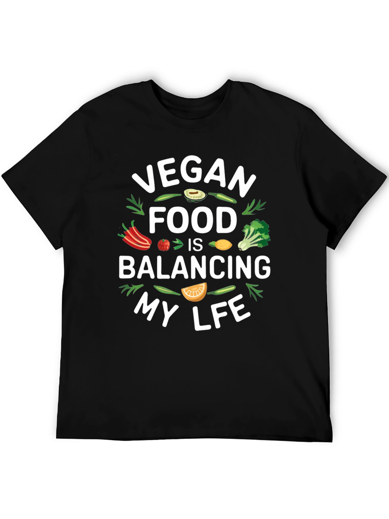 Vegan Food Balancing Life T-Shirt
