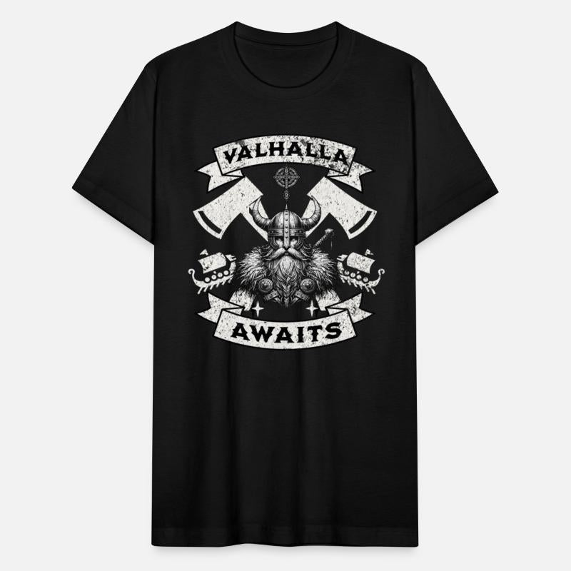 Valhalla Awaits - Viking Warrior Design