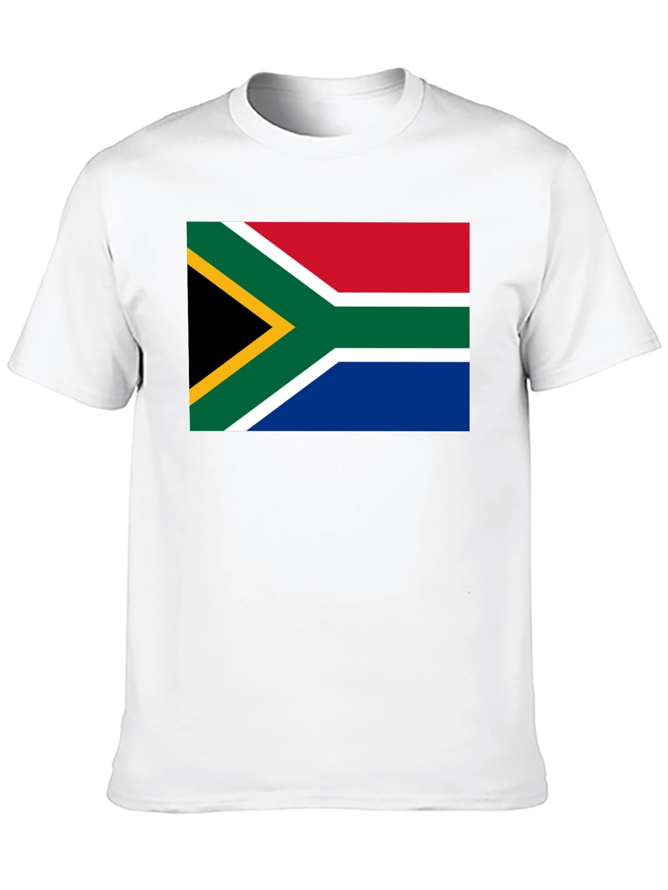 South Africa Flag Graphic T-Shirt - Black