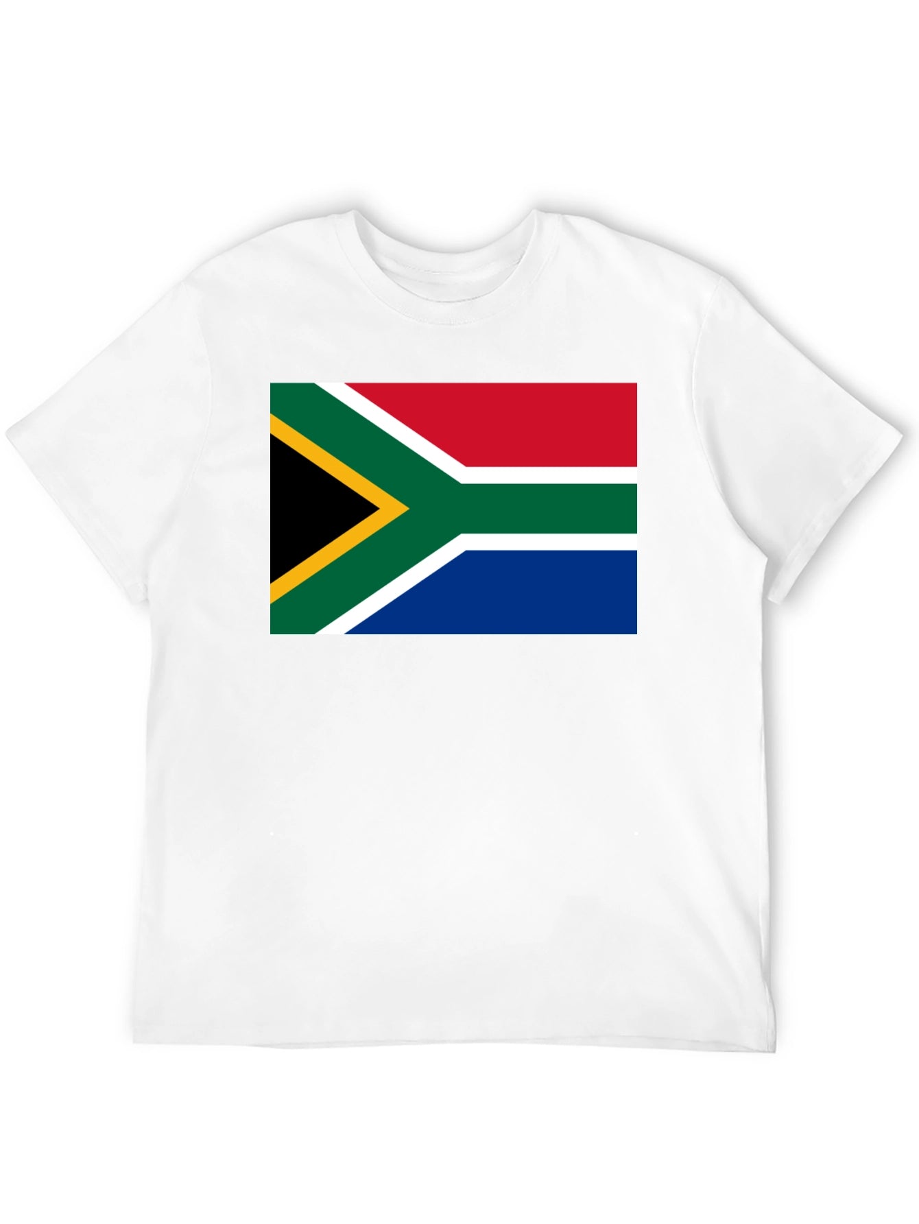 South Africa Flag Graphic T-Shirt - Black