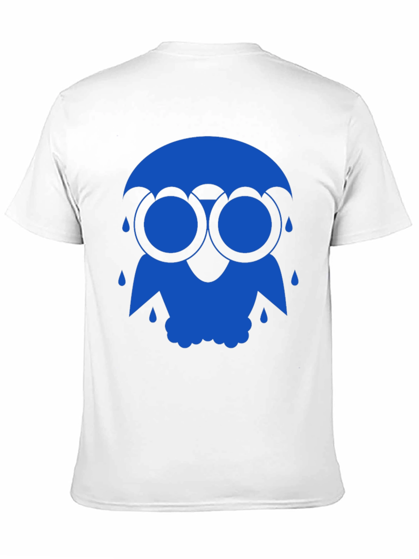 Blue Rain Owl Graphic T-Shirt - Unique Design