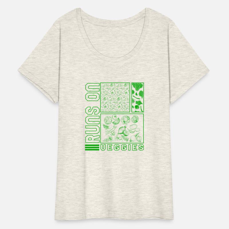 Vegetables Shirt, Runs On Veggies Vegetable Lover