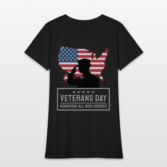 Veterans Day Honoring All Who Served Cute T-Shirt