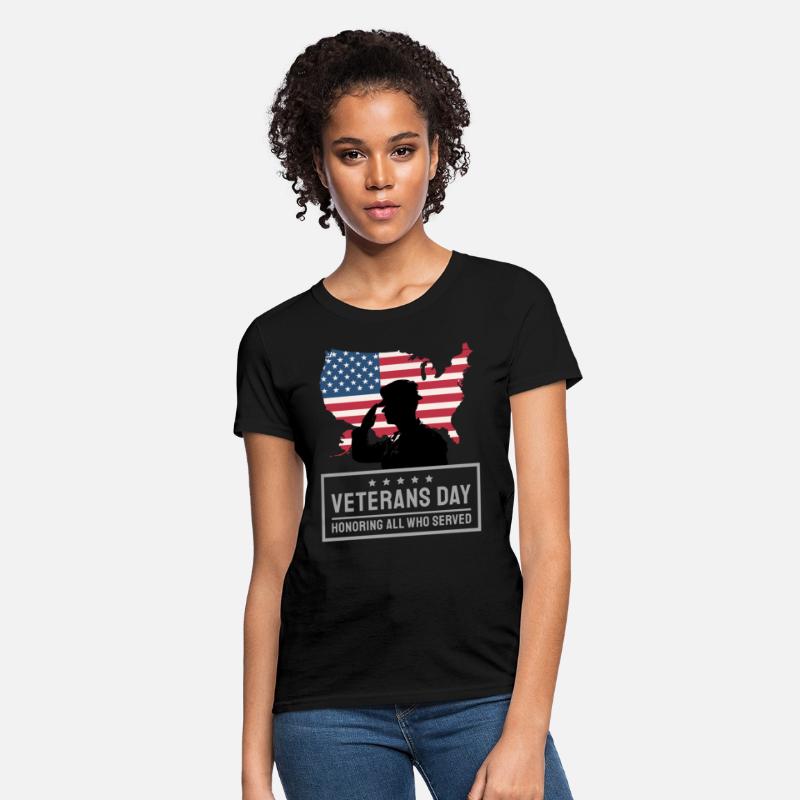 Veterans Day Honoring All Who Served Cute T-Shirt