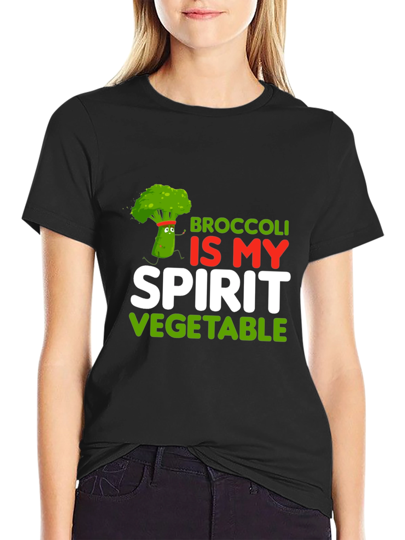 Broccoli Is My Spirit Vegetable Funny T-Shirt
