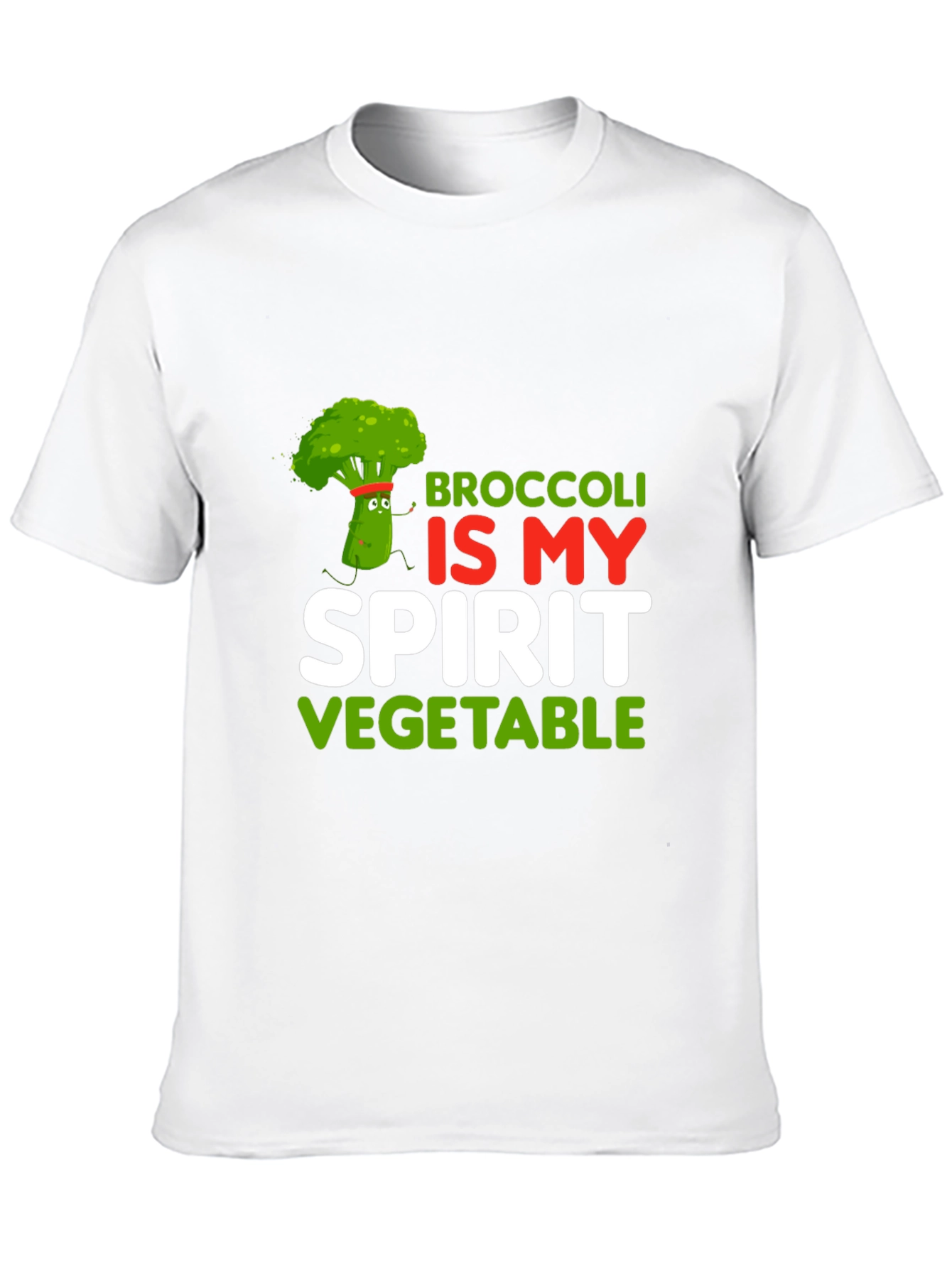 Broccoli Is My Spirit Vegetable Funny T-Shirt