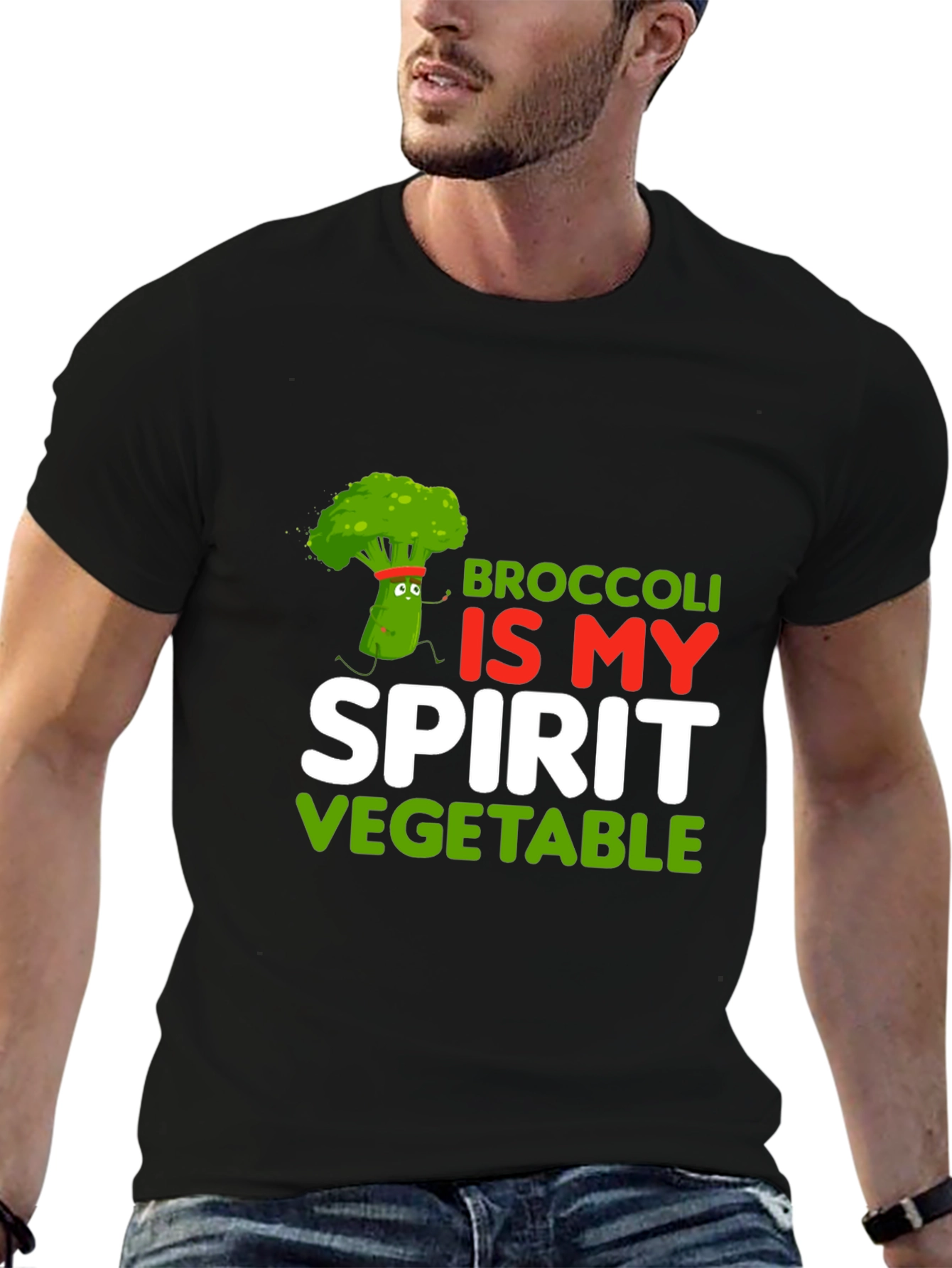 Broccoli Is My Spirit Vegetable Funny T-Shirt