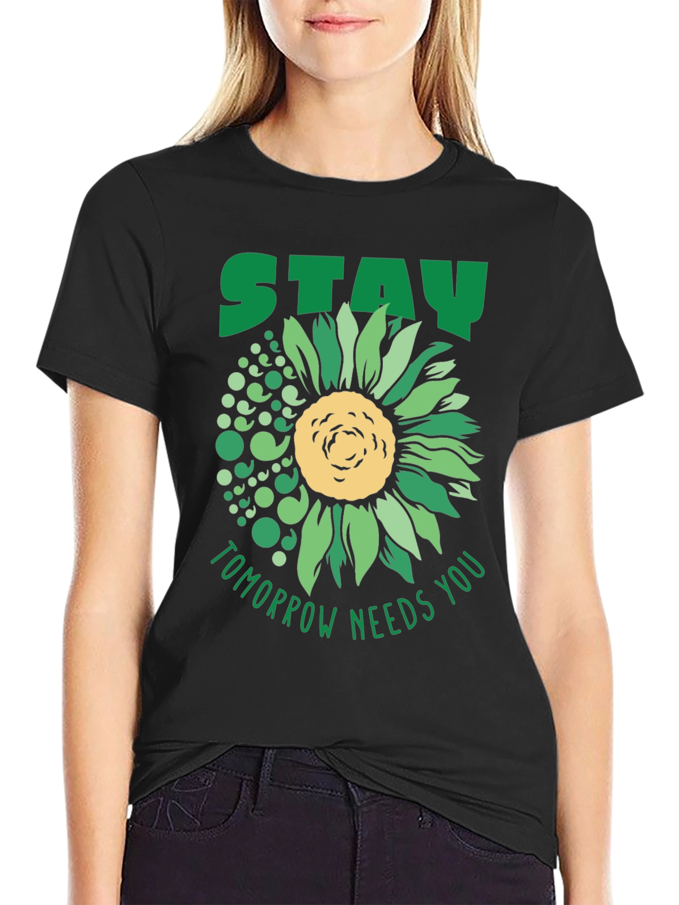 Stay Tomorrow Needs You Sunflower T-Shirt