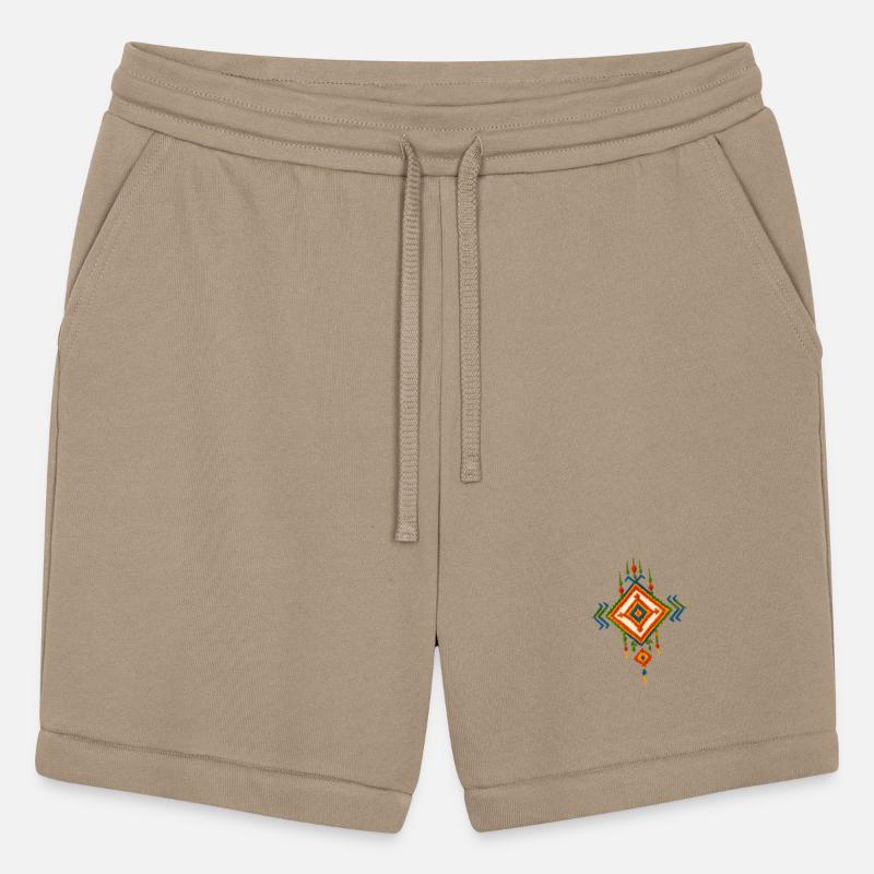 Vibrant Tribal Geometric Embroidery