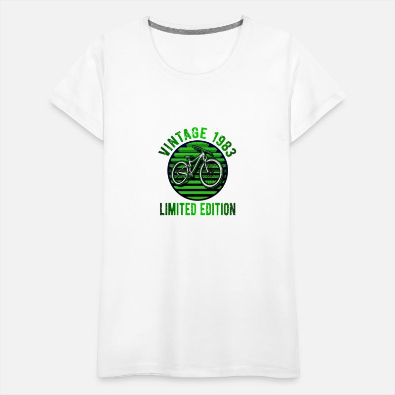 Vintage 1983 40 birthday retro bicycle cyclist